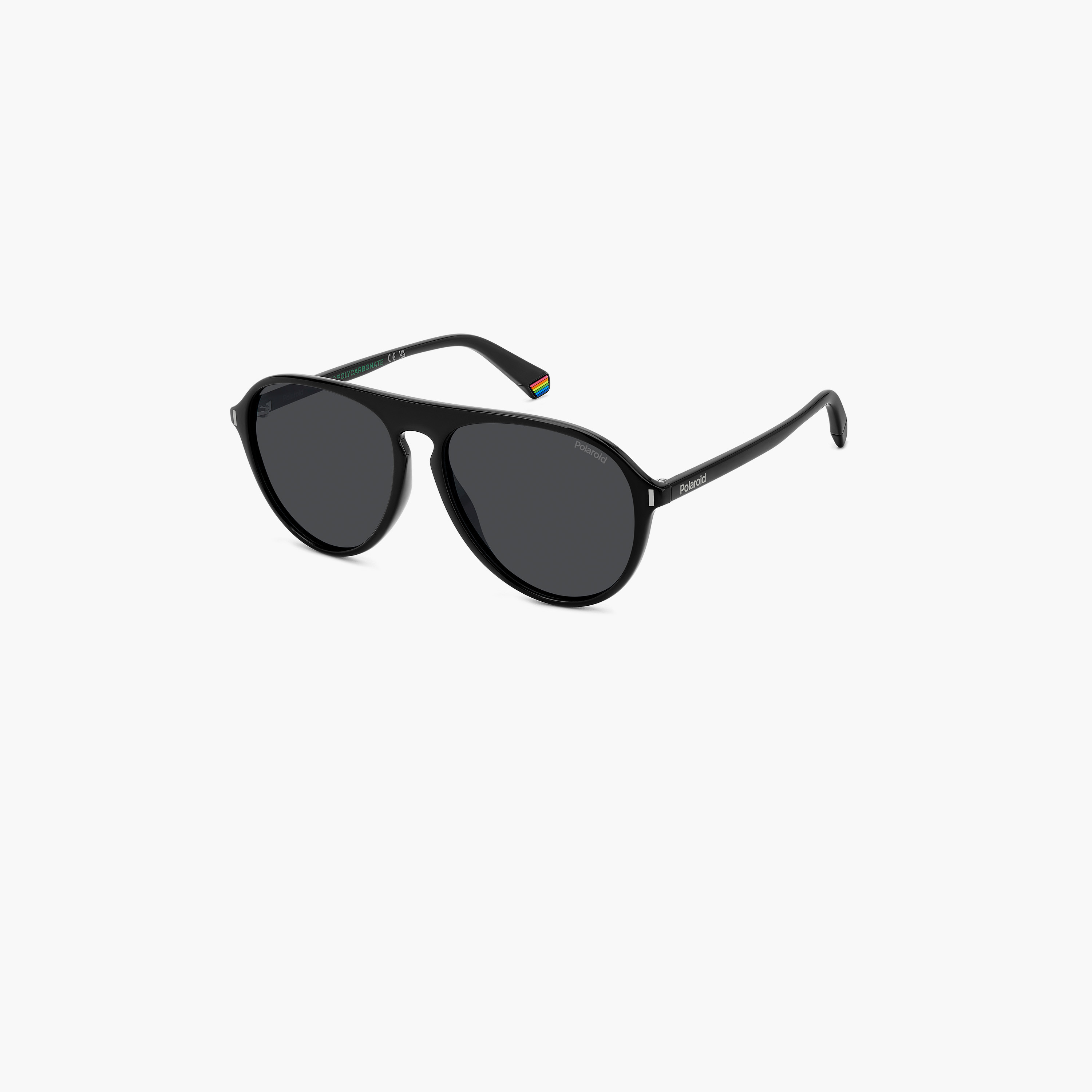 بولارويد- نظارة شمسية طيار رمادي 57 مم-men-sunglasses-image-1