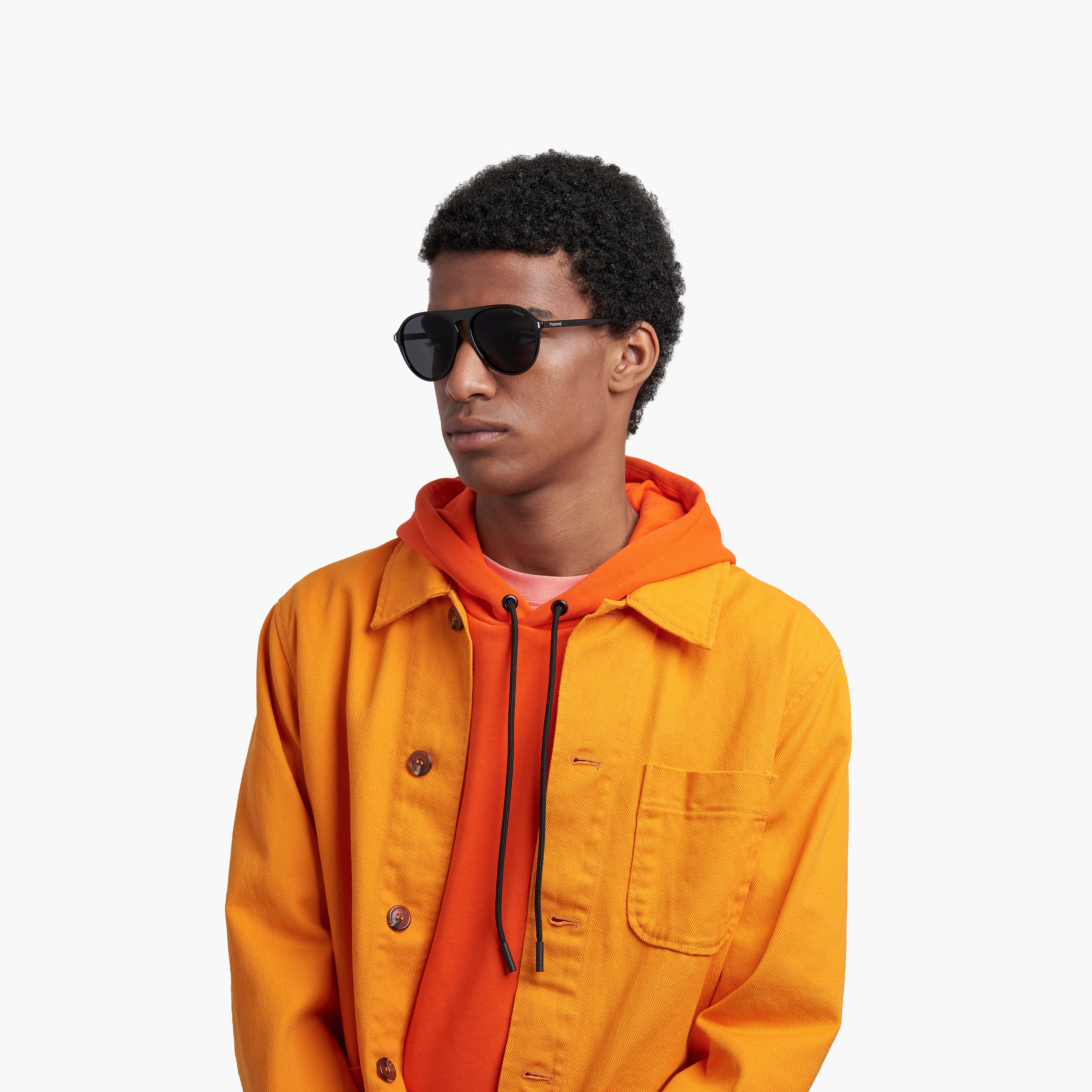 بولارويد- نظارة شمسية طيار رمادي 57 مم-men-sunglasses-image-8
