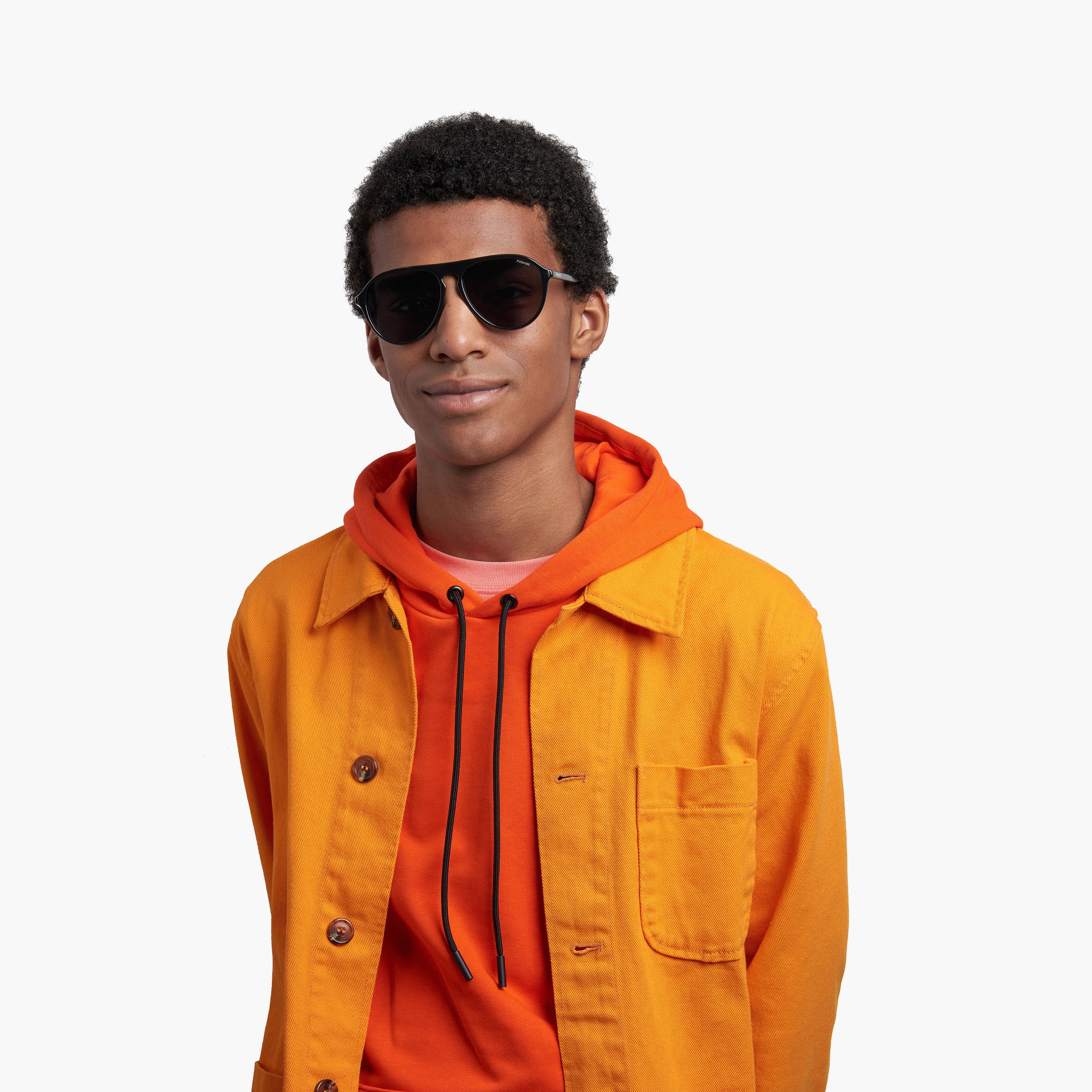 بولارويد- نظارة شمسية طيار رمادي 57 مم-men-sunglasses-image-9