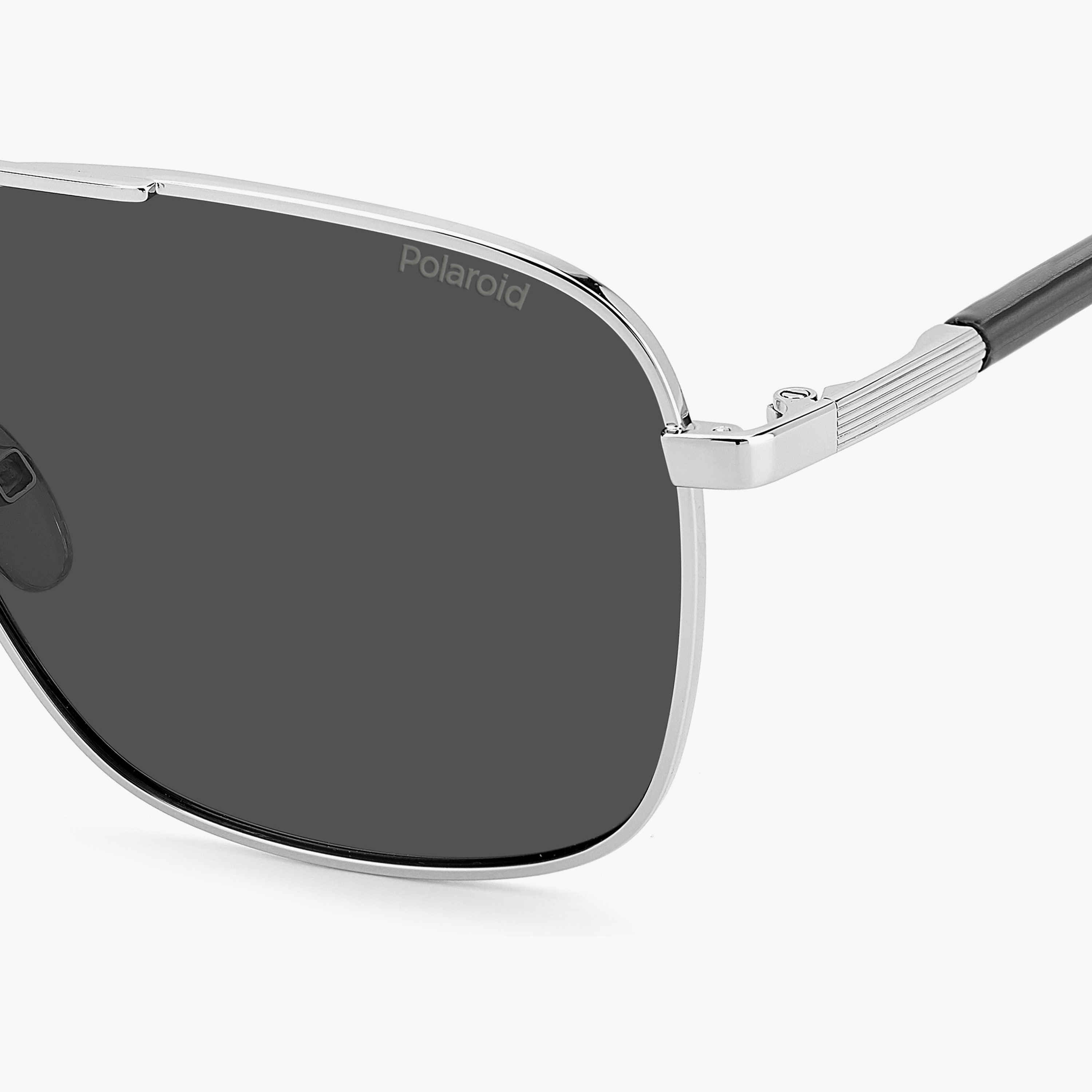 بولارويد- نظارة شمسية مستطيلة رمادي 60 مم-men-sunglasses-image-6
