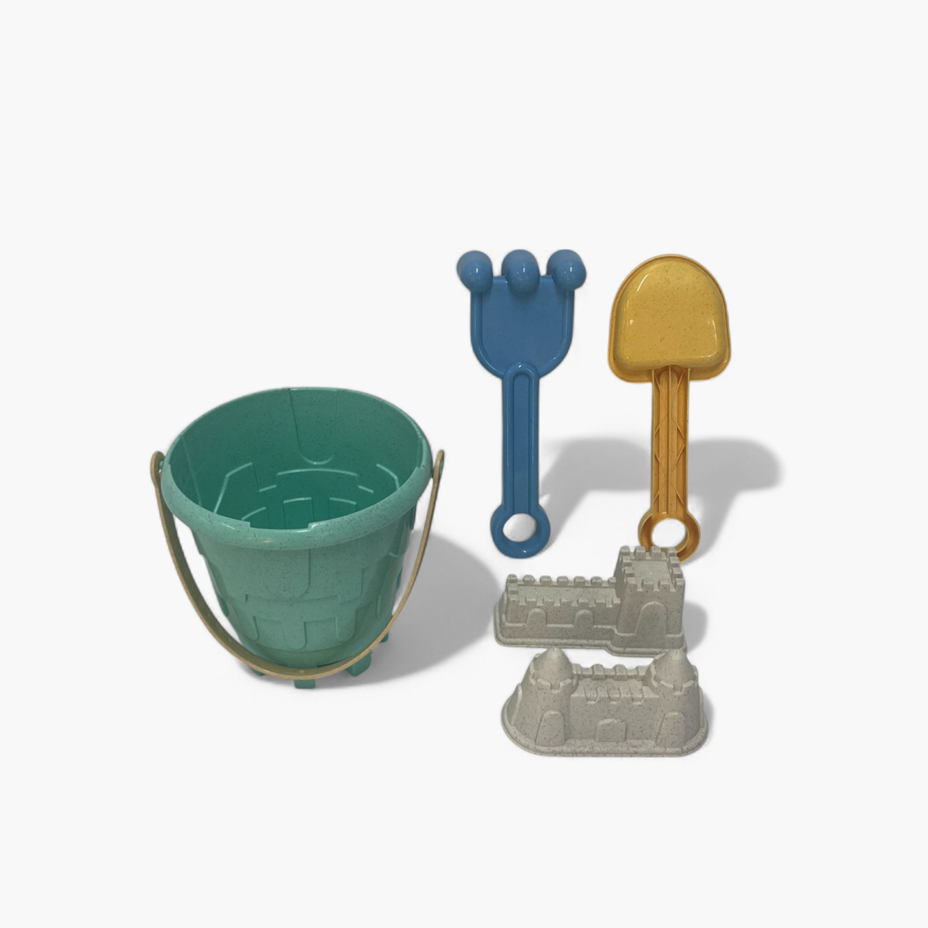 Solid 5-Piece Beach Bucket Set-toys-outdoor-poolandbeach-beachtoys-image-1