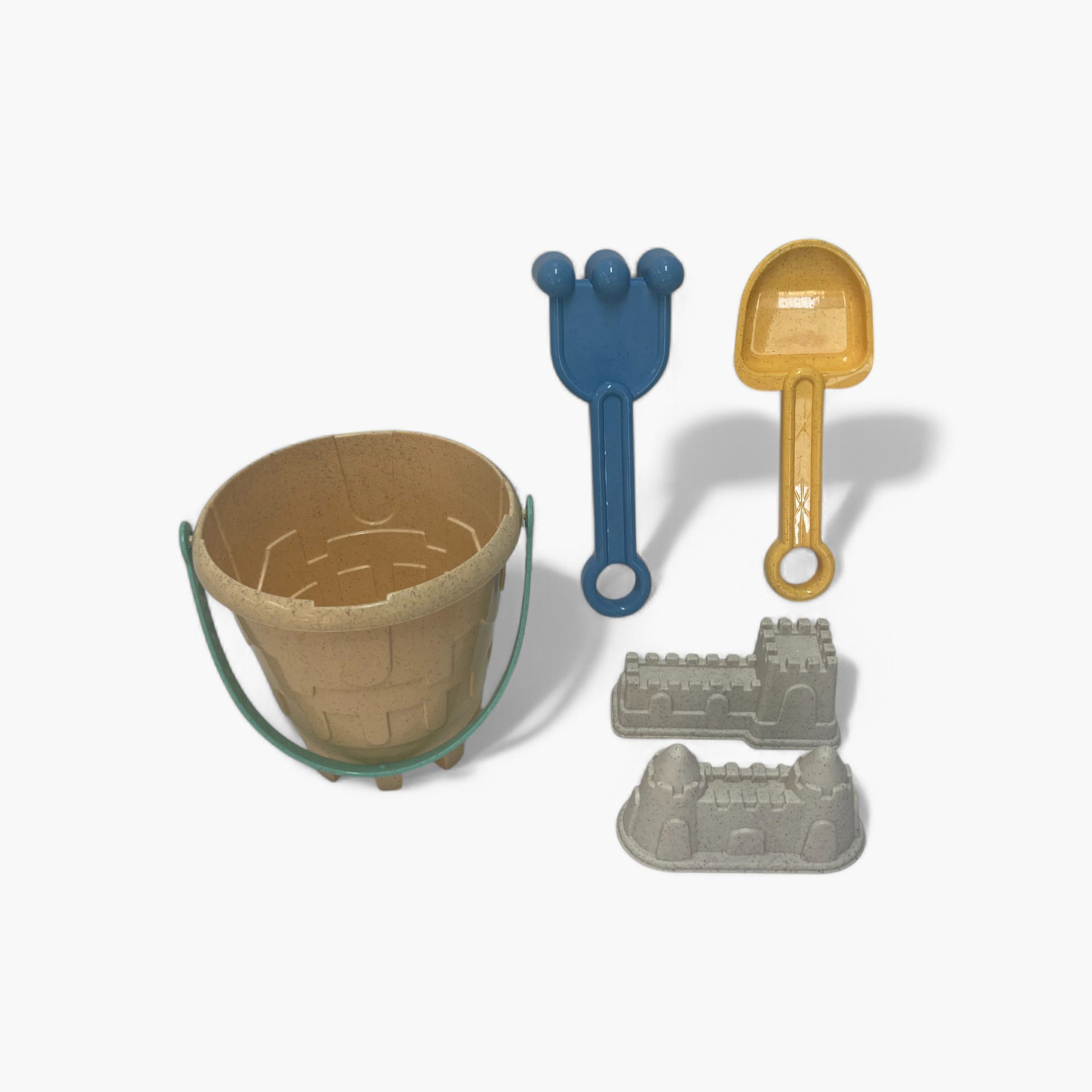 Solid 5-Piece Beach Bucket Set-toys-outdoor-poolandbeach-beachtoys-image-2