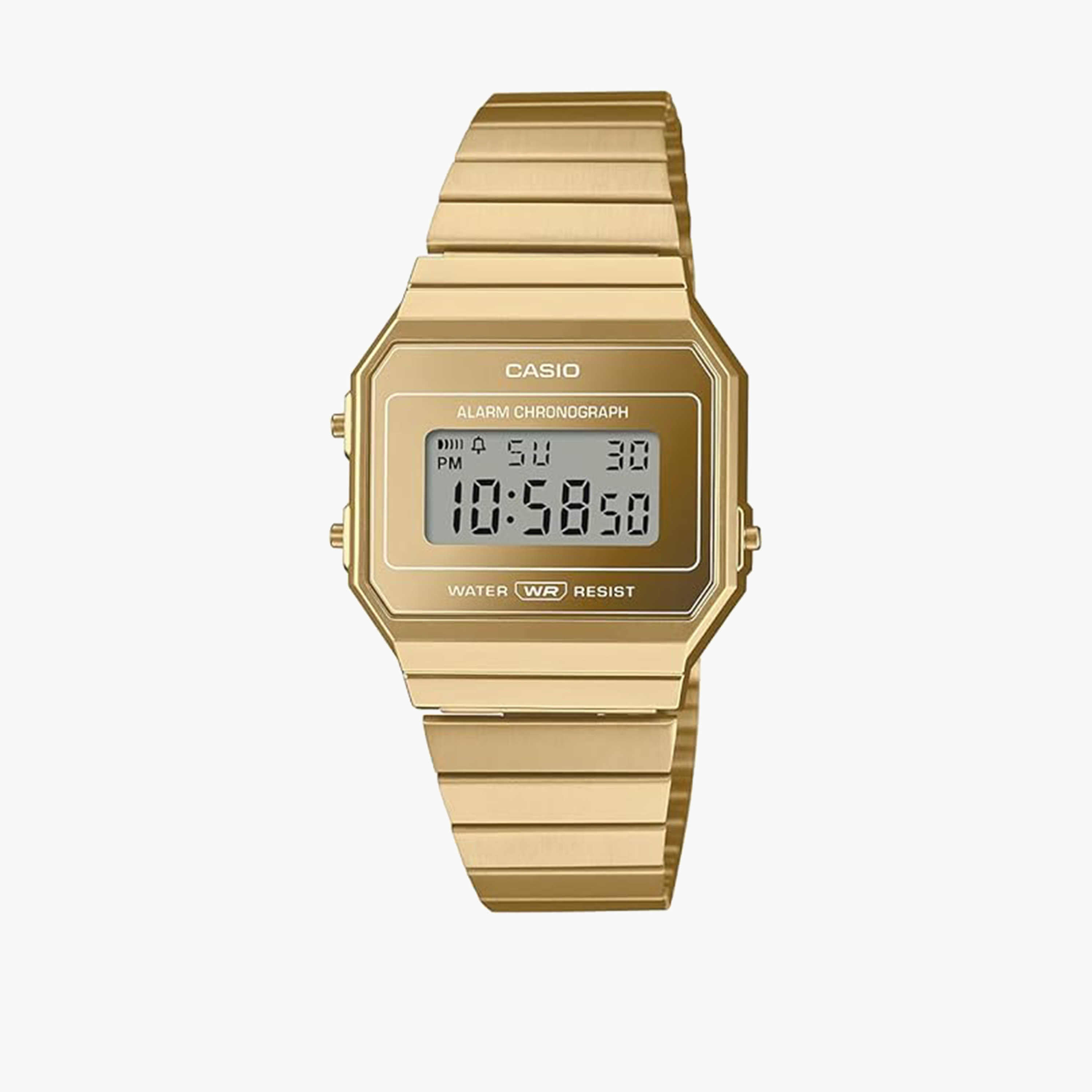 Casio Gold Digital Stainless Steel Strap Watch | A700WEVG-9ADF-men-watchesandjewellery-watches-image-1