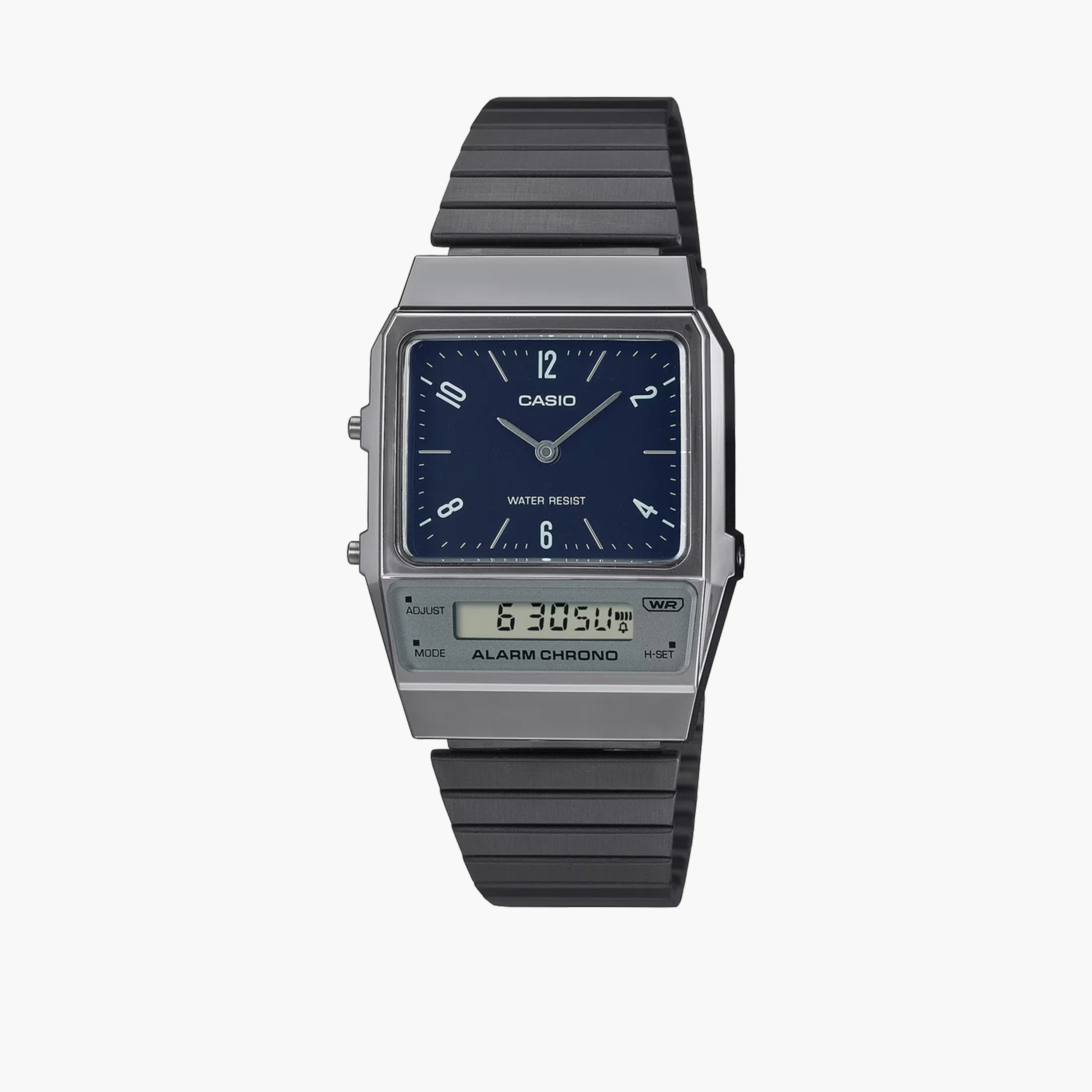 Casio Black Analog-Digital Stainless Steel Strap Watch | AQ-800EB-2ADF-men-watchesandjewellery-watches-image-1