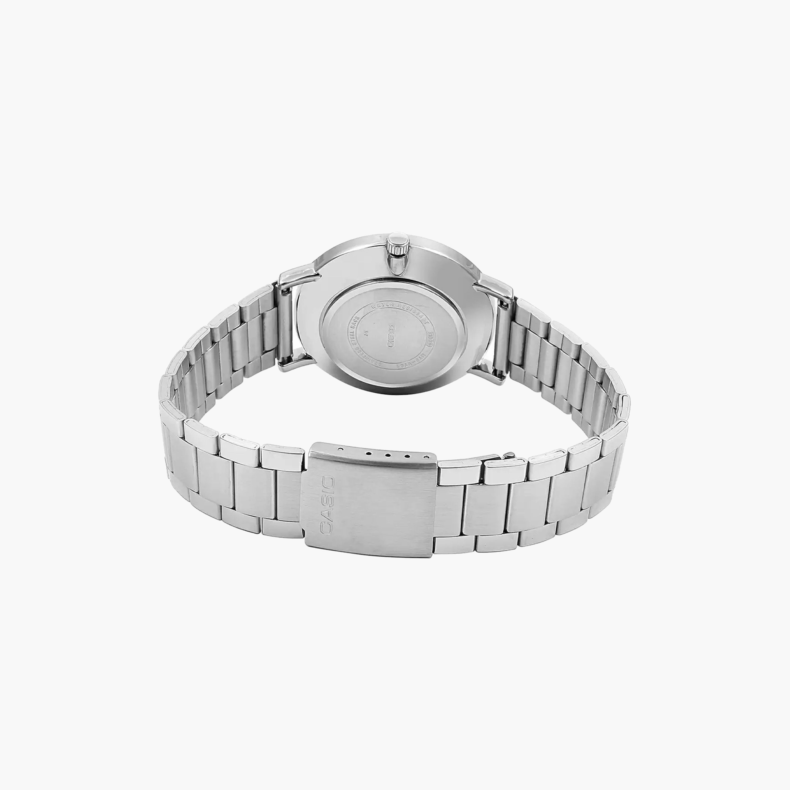 Casio Men's 46MM Silver Analog Stainless Steel Strap Watch | MTP-VT01DM-1AUDF-men-watchesandjewellery-watches-image-3