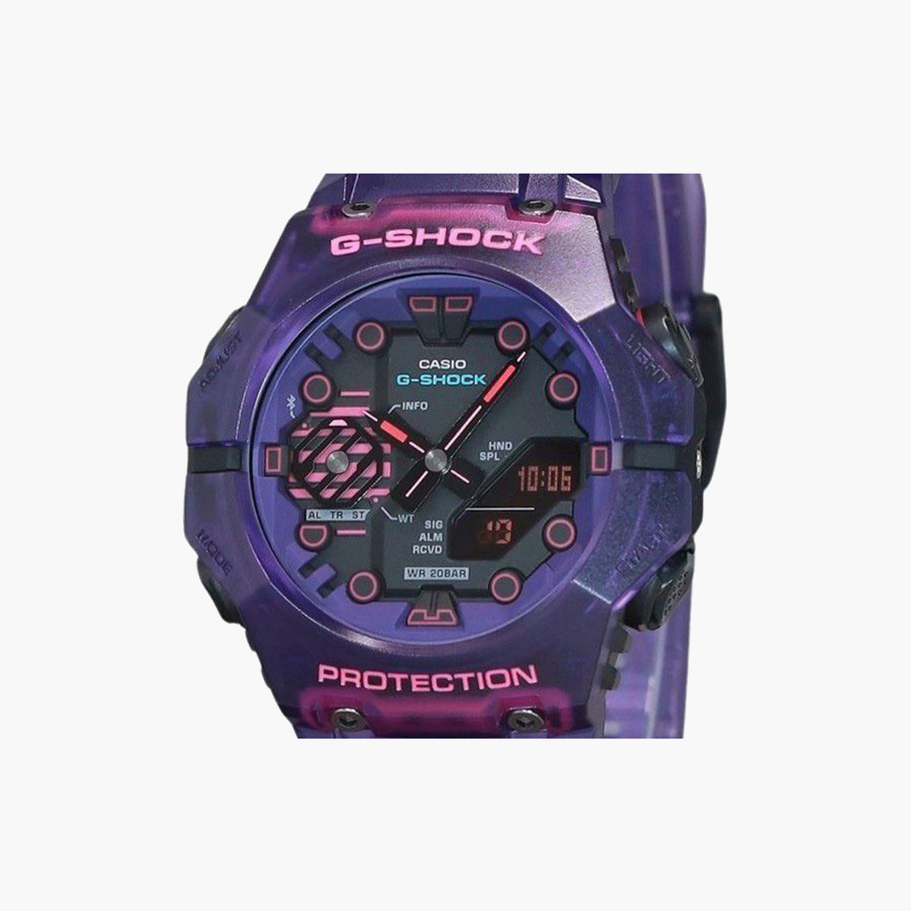 G-SHOCK Unisex 46MM Purple Analog-Digital Plastic Strap Watch | GA-B001CBRS-6ADR-men-watchesandjewellery-watches-image-2