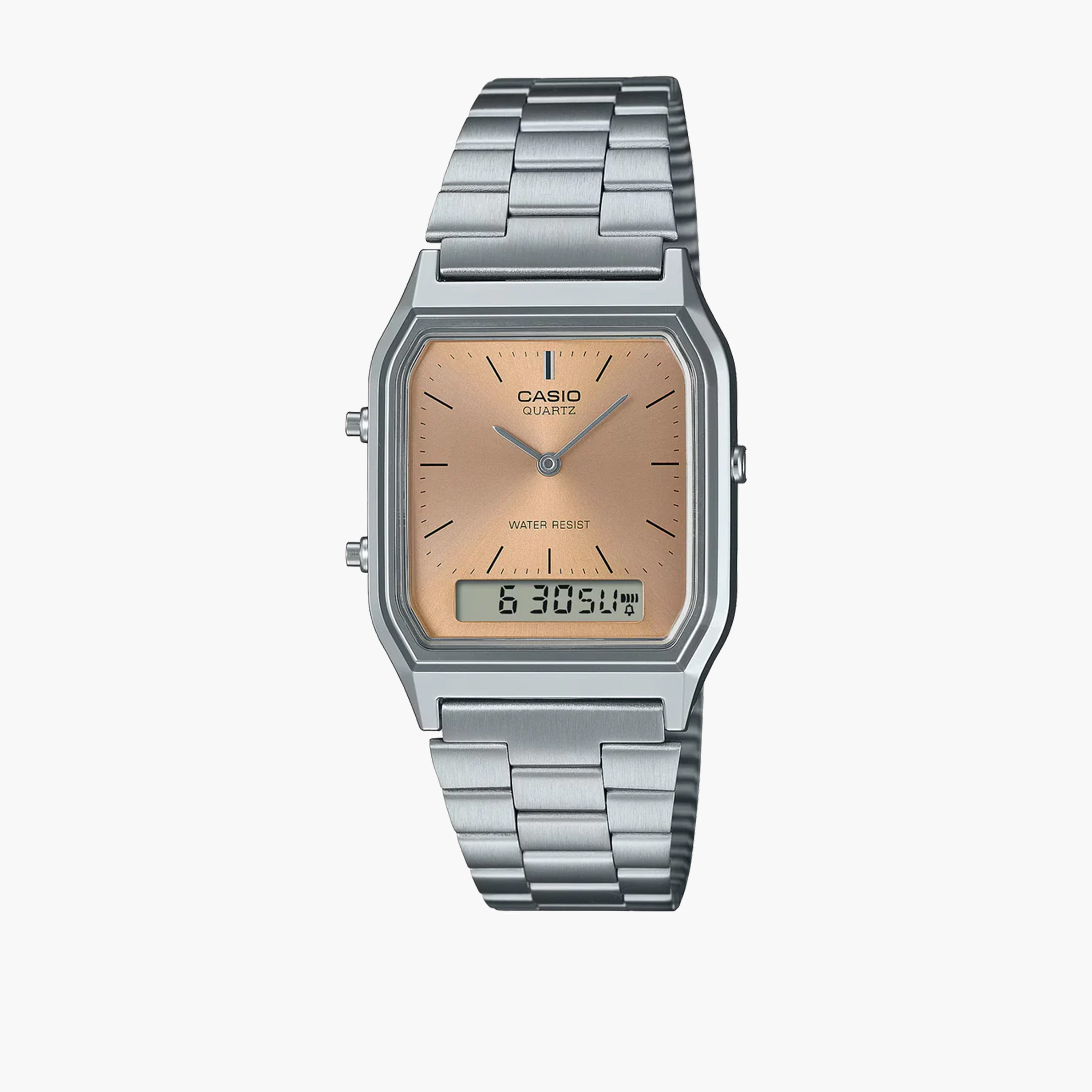 كاسيو- ساعة تناظرية/رقمية ستانلس ستيل لون فضي | AQ-230A-4AMQYDF-men-watchesandjewellery-watches-image-1