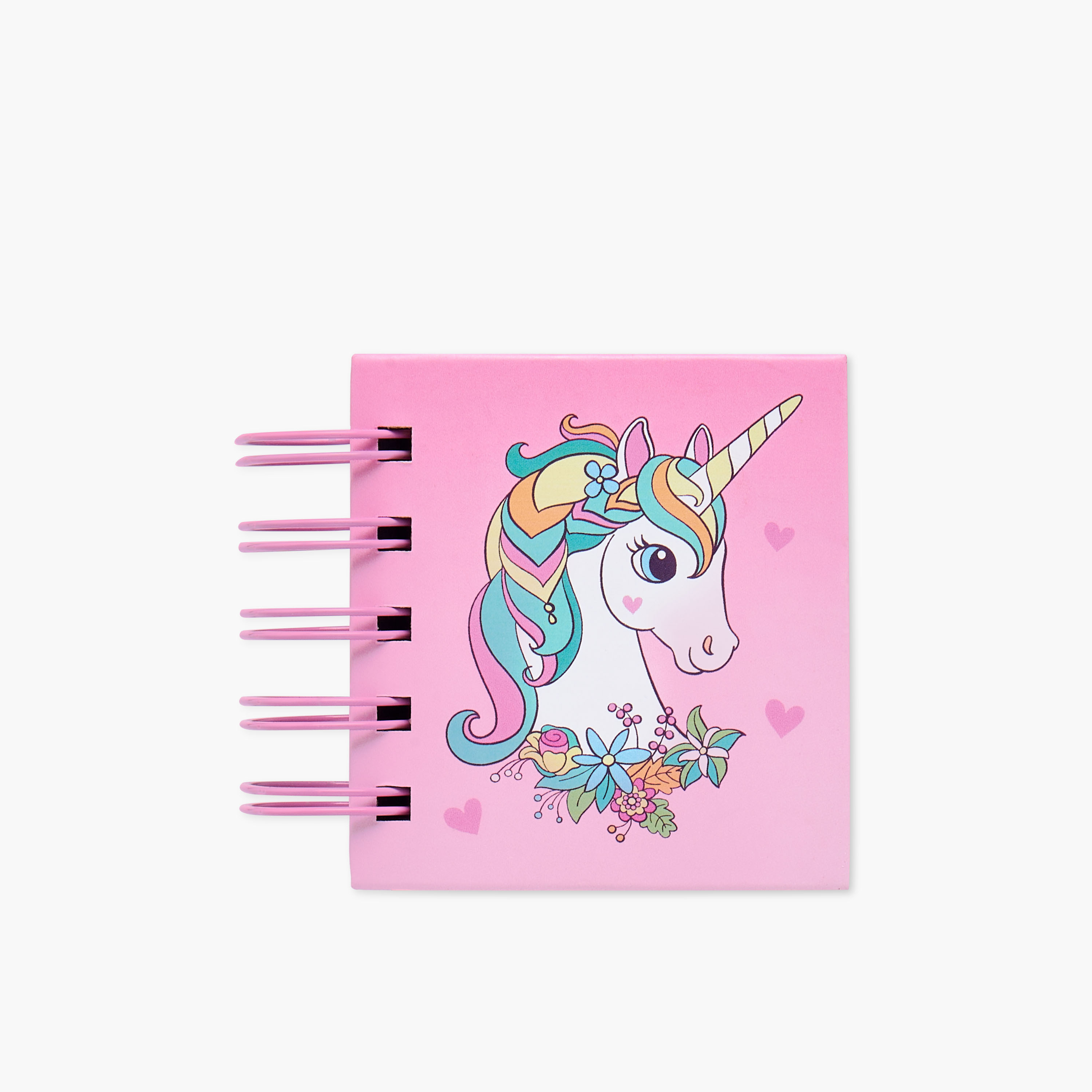 دفتر ملصقات حلزونية بطلعات يونيكورن من فايندز-school-stationery-accessories-image-1