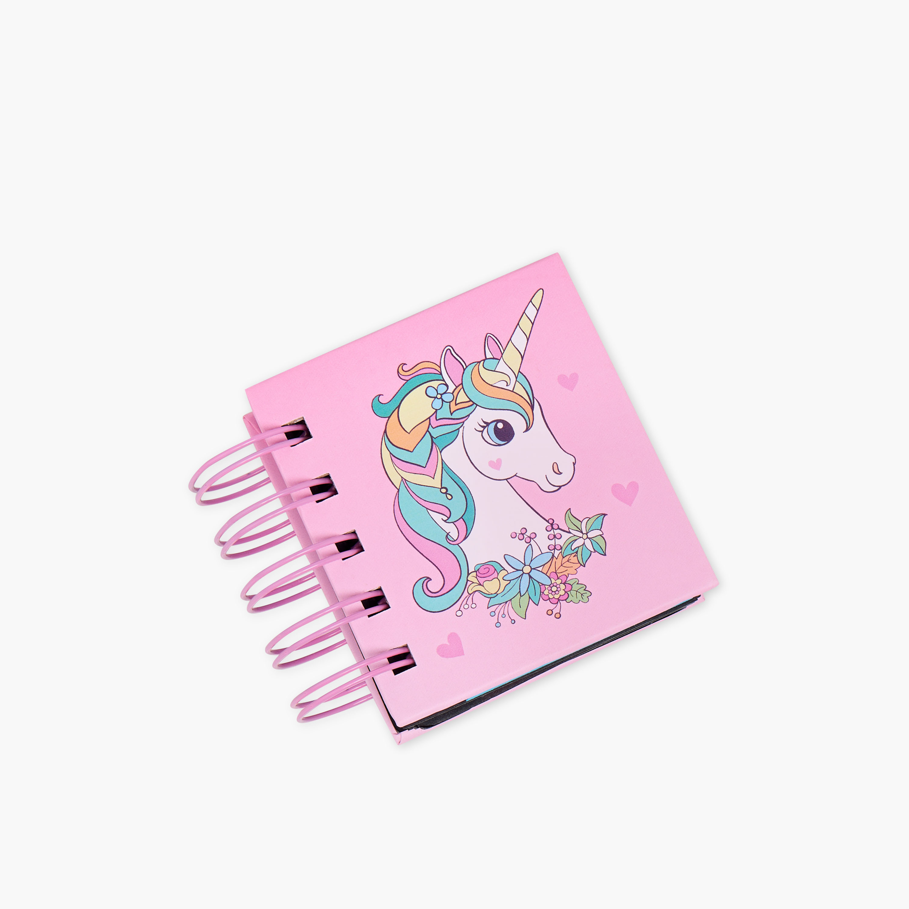 دفتر ملصقات حلزونية بطلعات يونيكورن من فايندز-school-stationery-accessories-image-2
