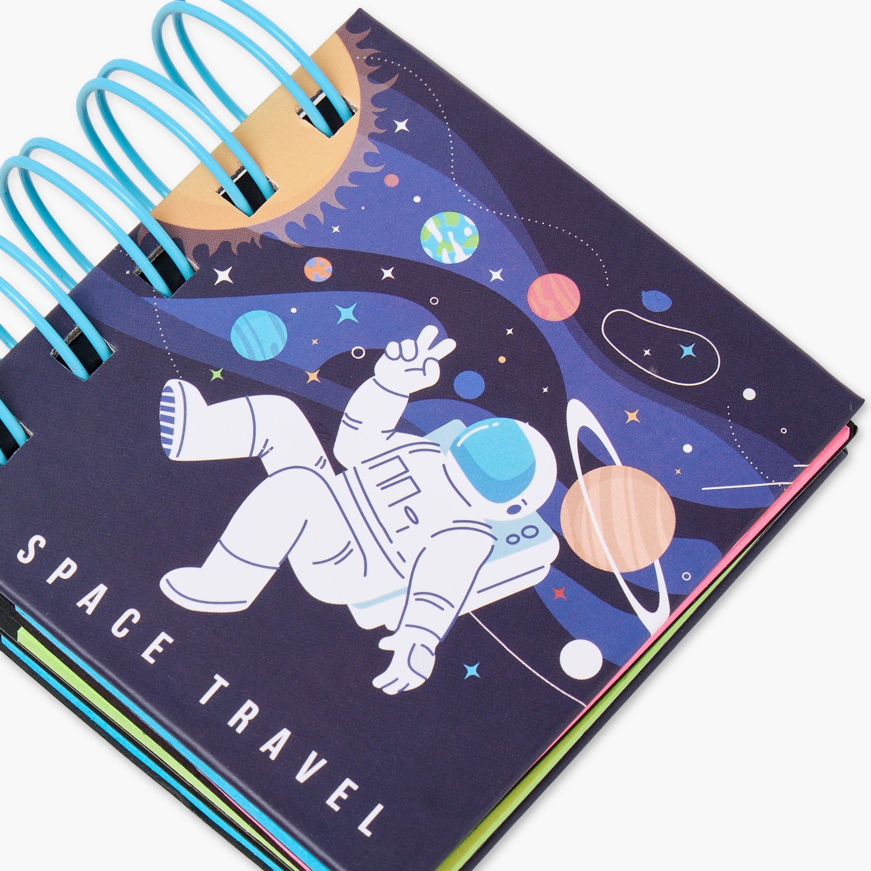 مجموعة ملاحظات لاصقة بطبعات فضاء من فايندز-school-stationery-accessories-image-4