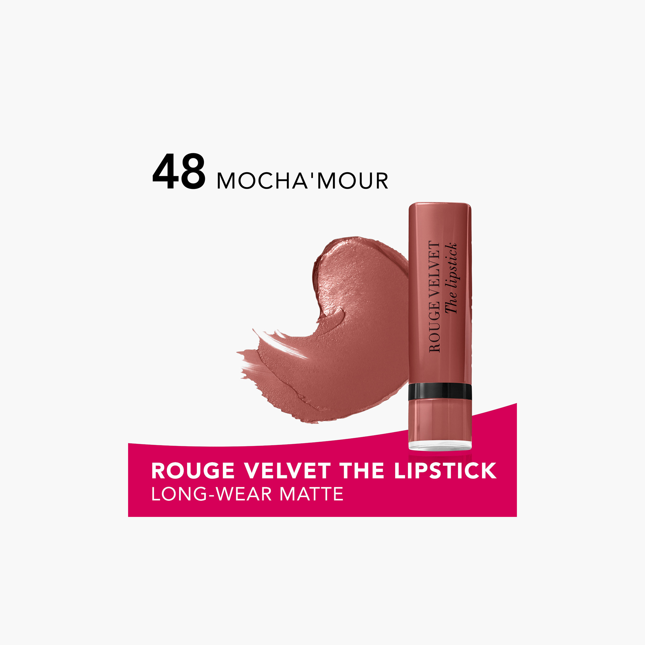 Bourjois Rouge Velvet The Lipstick - 2.4 gms-beautyandpersonalcare-makeup-lips-lipsticks-image-2