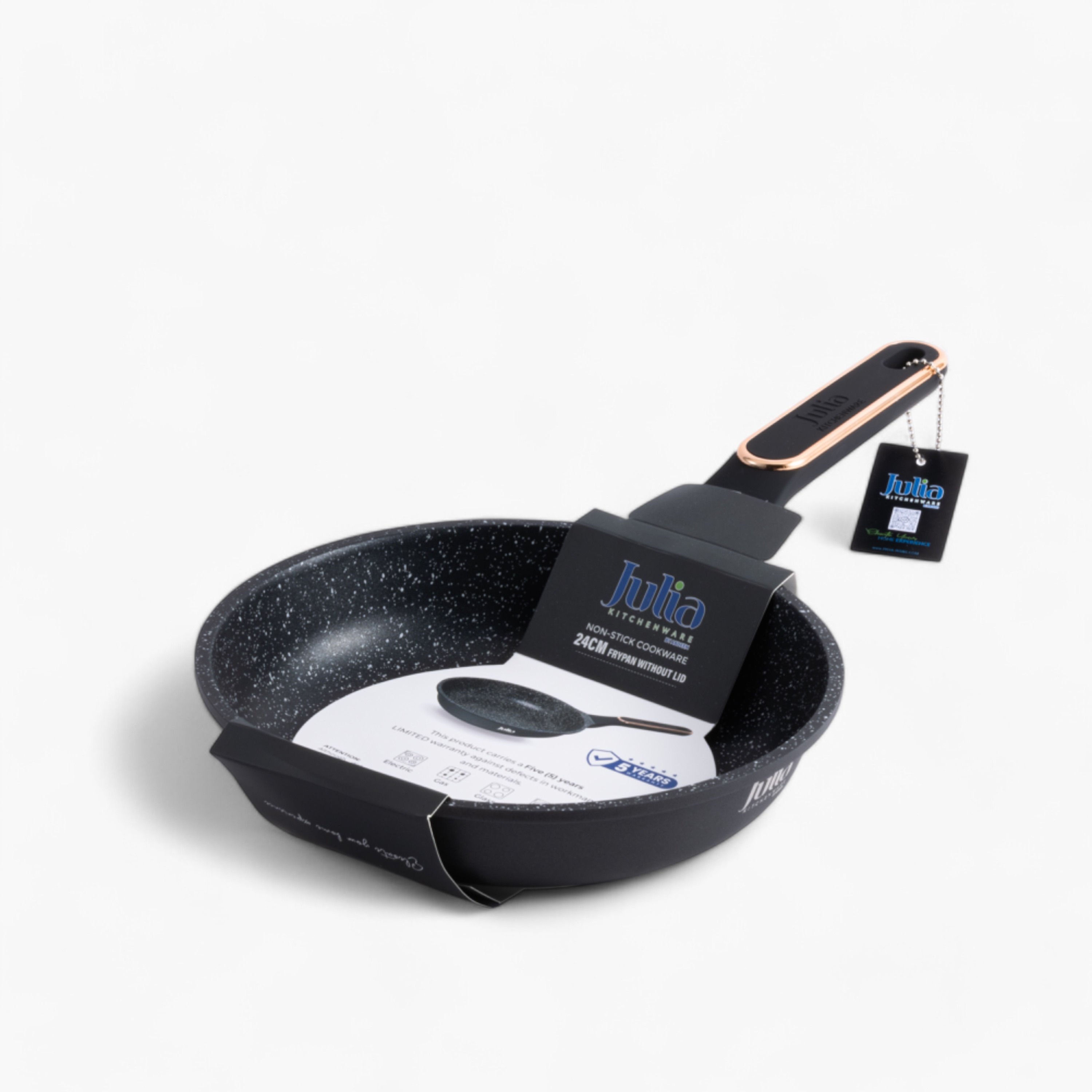 مقلاة جرانيت غير قابلة للالتصاق جوليا إيليت برو بلس من أوتانتيك - 24 سم-household-kitchen-cookware-potsandpans-image-1
