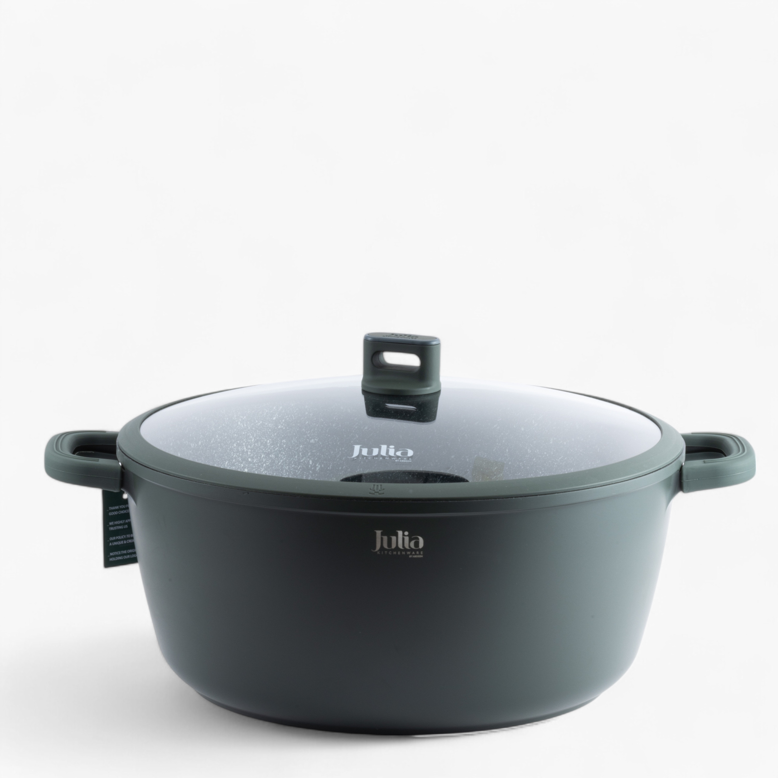 قدر جرانيت غير لاصق بغطاء جوليا إيليت برو من أوتانتيك - 40 سم-household-kitchen-cookware-potsandpans-image-1