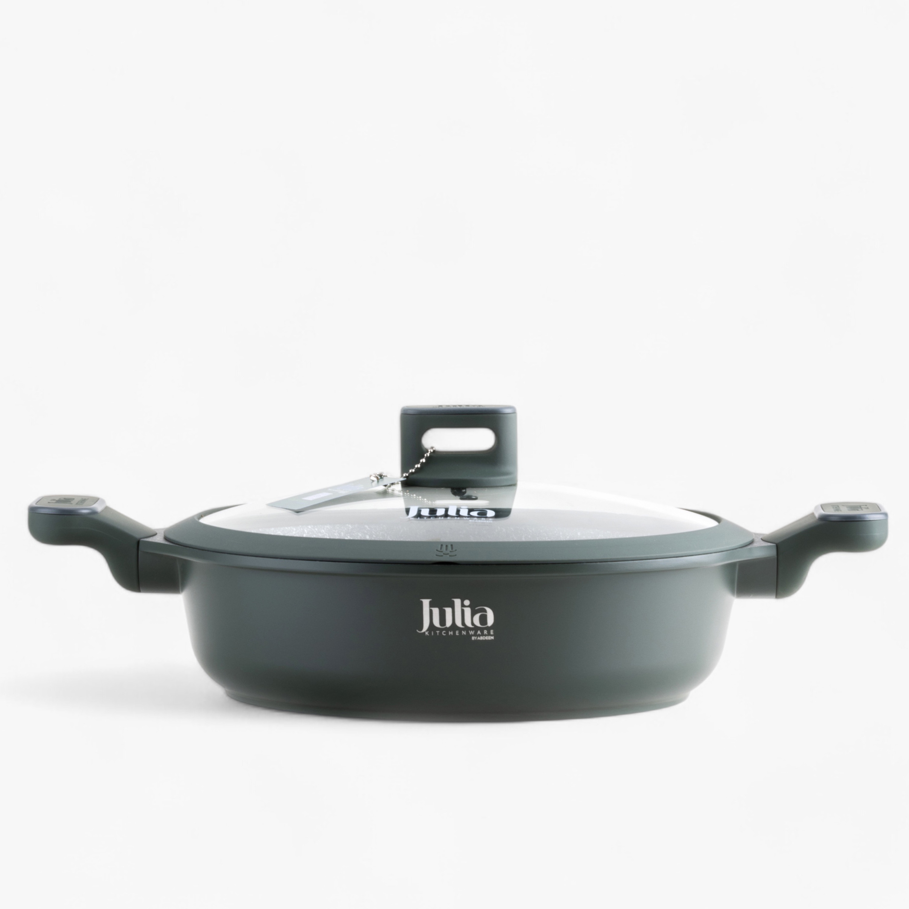 Otantik Julia Elite-Pro Plus Non-Stick Shallow Casserole with Lid - 28 cms-household-kitchen-cookware-potsandpans-image-1