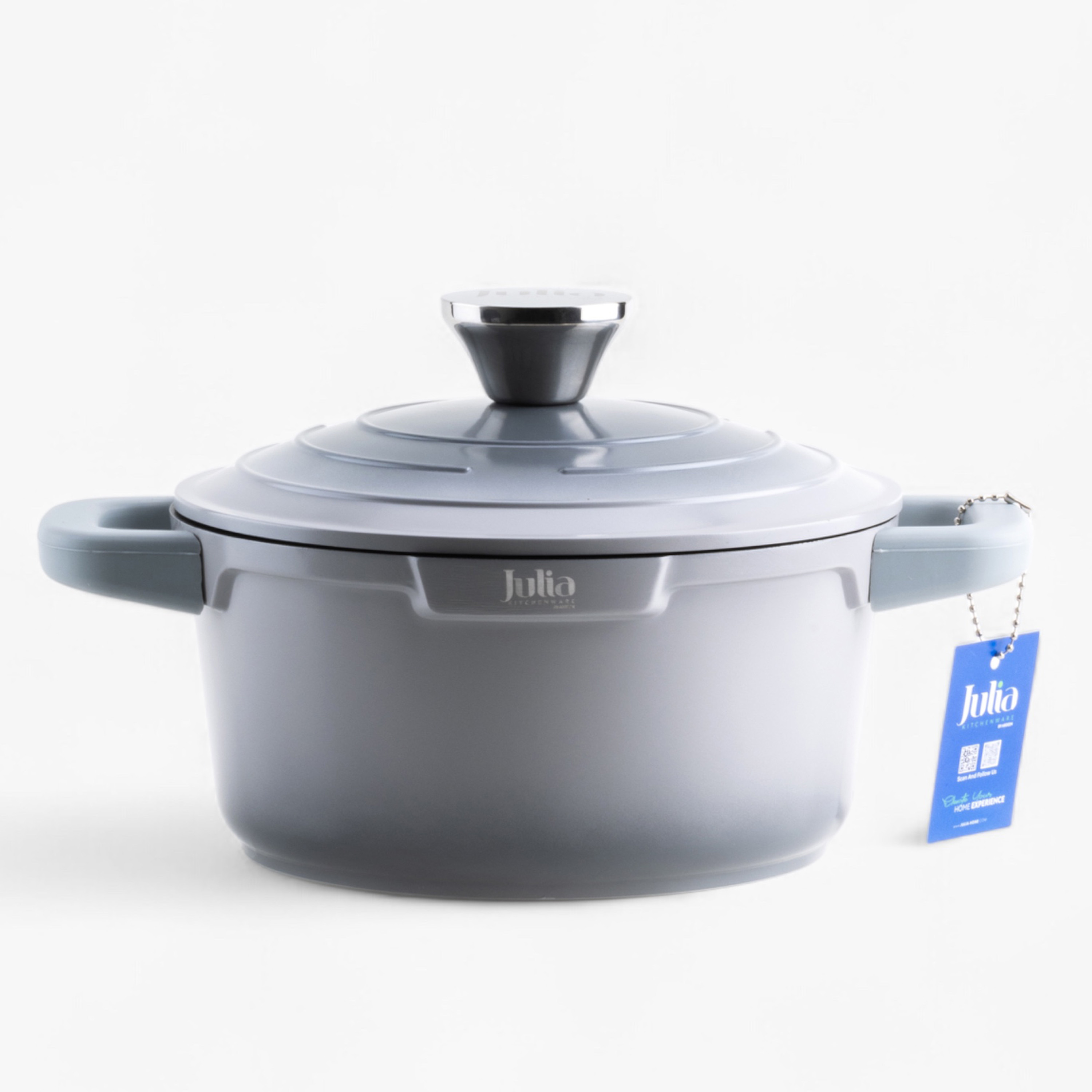 قدر ألومنيوم غير لاصق بغطاء جوليا إيليت من أوتانتيك - 20 سم-household-kitchen-cookware-potsandpans-image-1