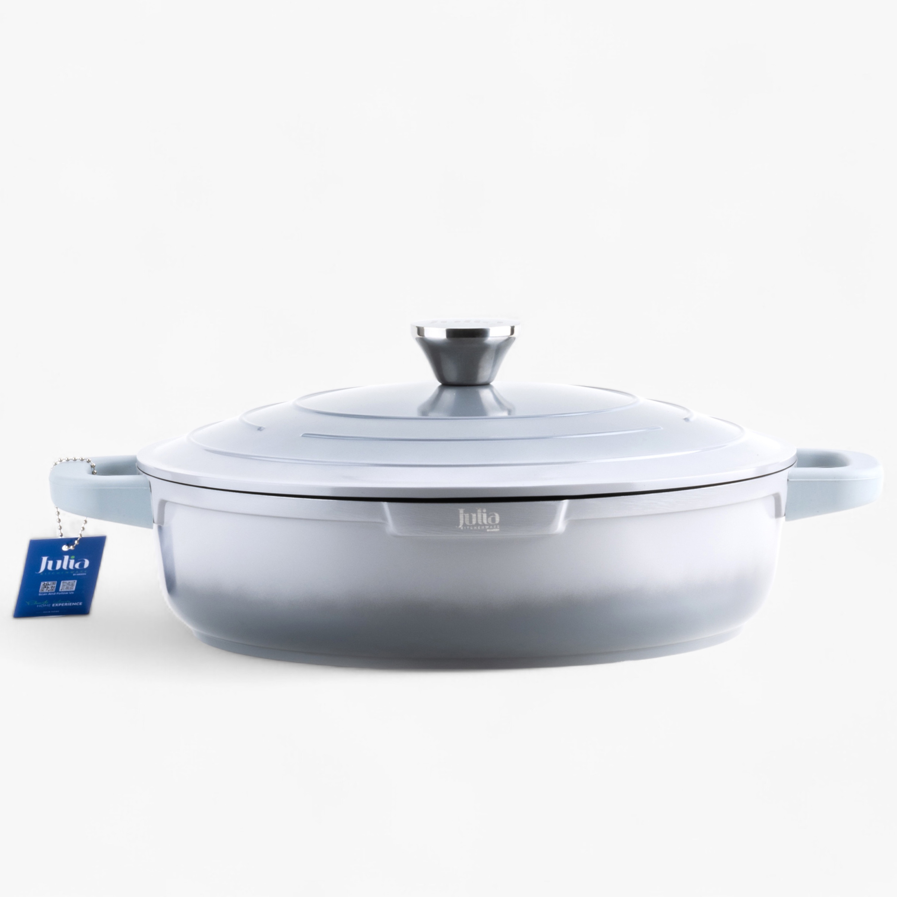كسرولة سطحية مصبوبة بغطاء جوليا إيليت من أوتانتيك - 32 سم-household-kitchen-cookware-potsandpans-image-1
