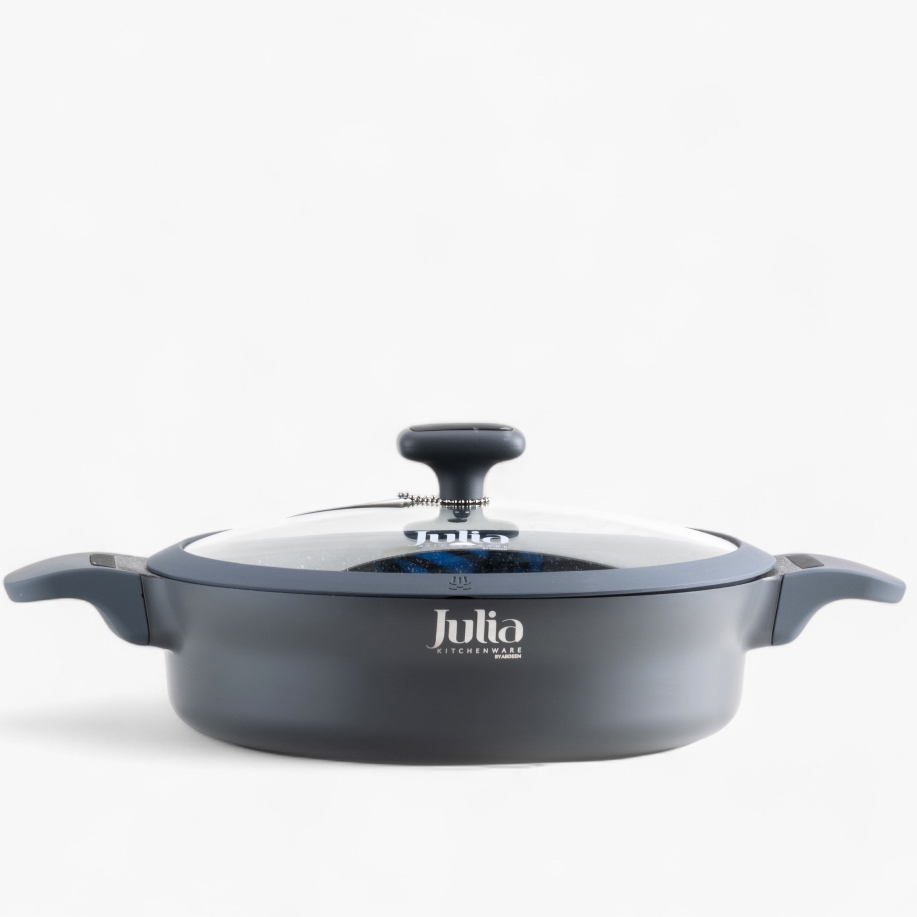 كسرولة مسطحة بغطاء جوليا إيليت إيدج من أوتانتيك - 28 سم-household-kitchen-cookware-potsandpans-image-1