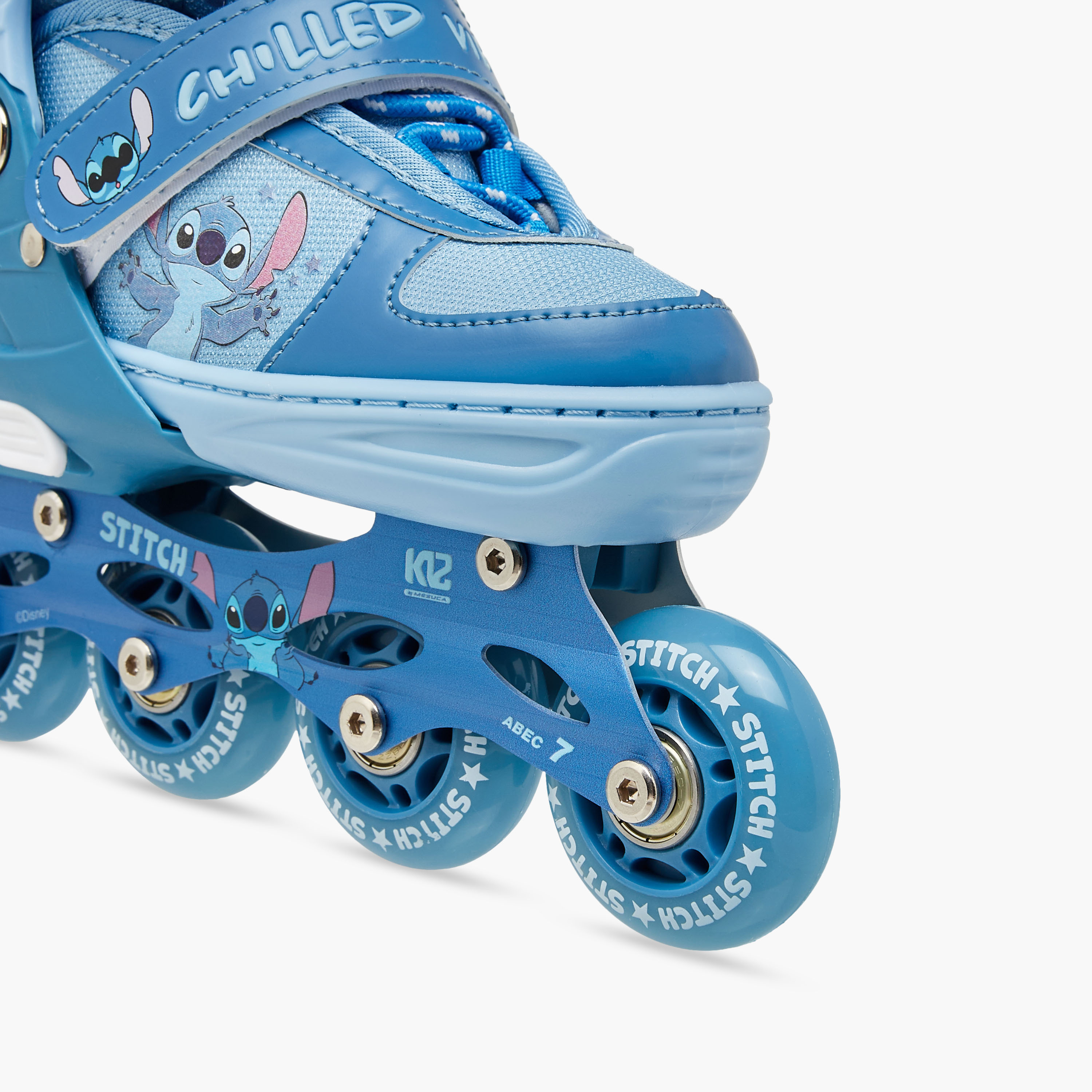 Disney Stitch Print Inline Skates with Helmet and Protection Pads-toys-outdoor-sports-image-15