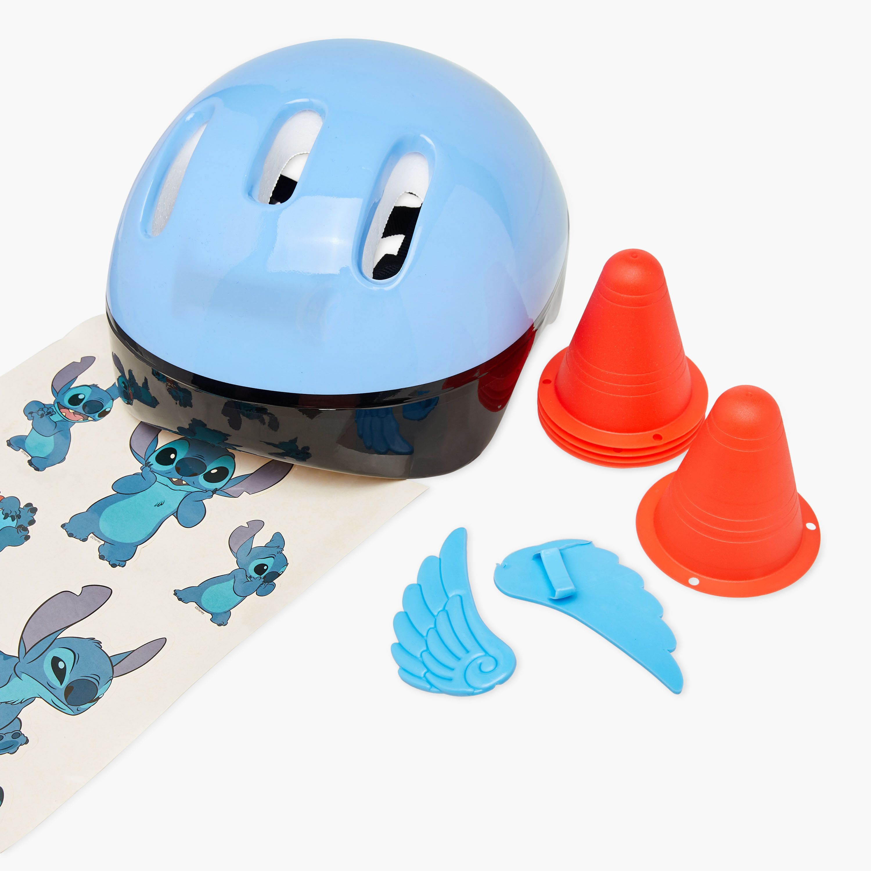 Disney Stitch Print Inline Skates with Helmet and Protection Pads-toys-outdoor-sports-image-16