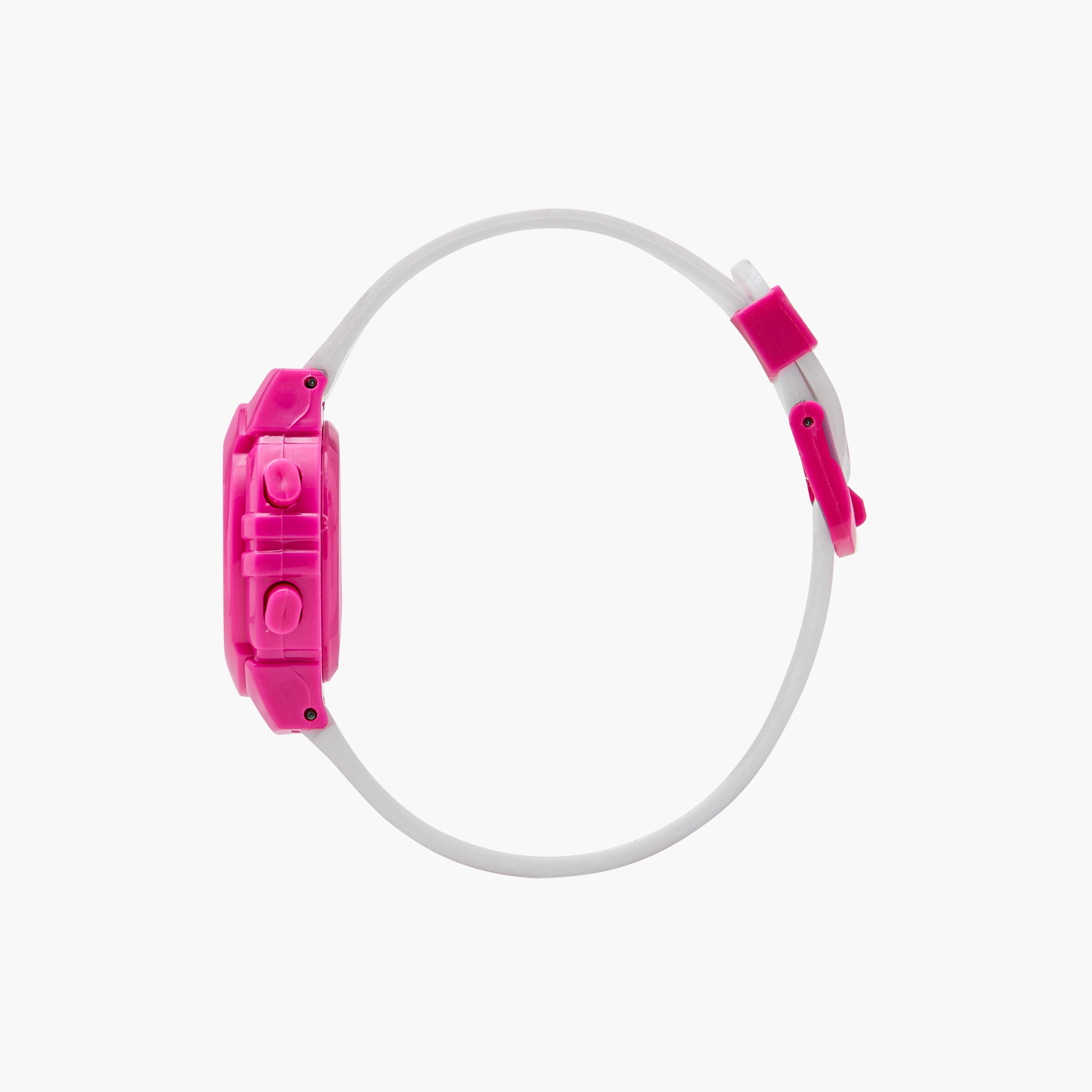 ساعة يد رقمية بتصميم باربي وإبزيم بدبوس إغلاق-girls-accessories-watches-image-2