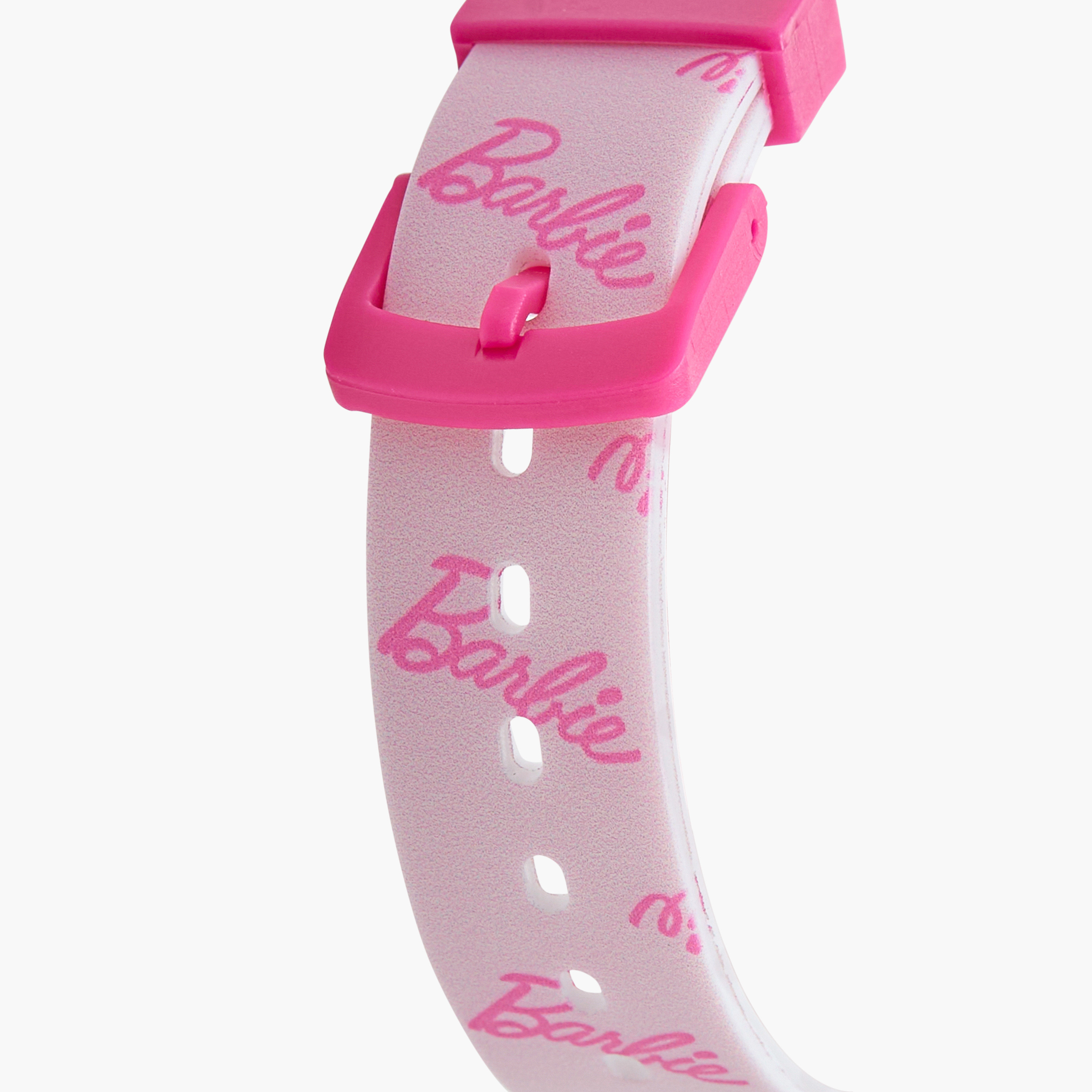 ساعة يد رقمية بتصميم باربي وإبزيم بدبوس إغلاق-girls-accessories-watches-image-5