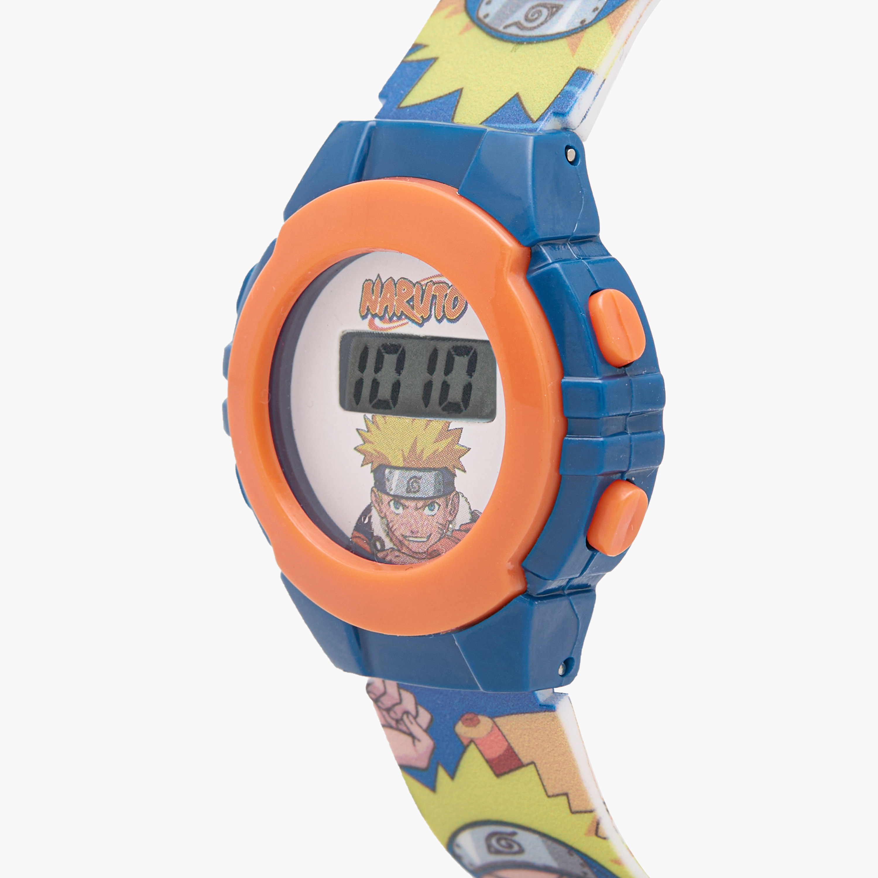 Naruto Printed Digital Wristwatch with Pin Buckle Closure-boys-accessories-watches-image-4