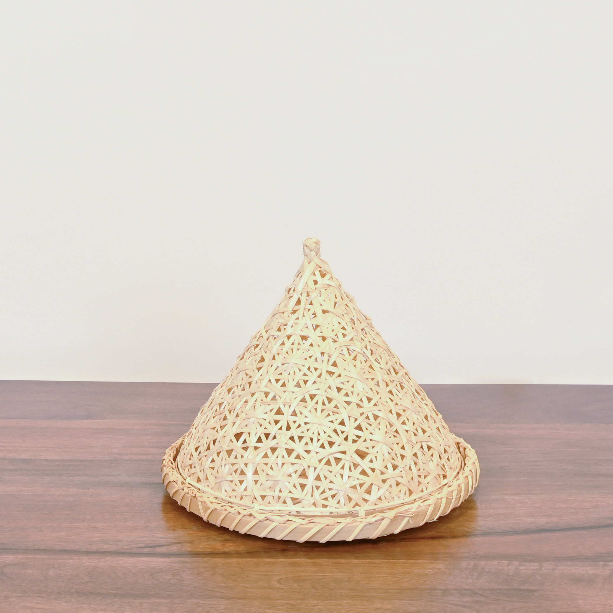 Bamboo Food Cover and Tray Set - 26x20 cms-household-kitchen-foodstorage-containers-image-1