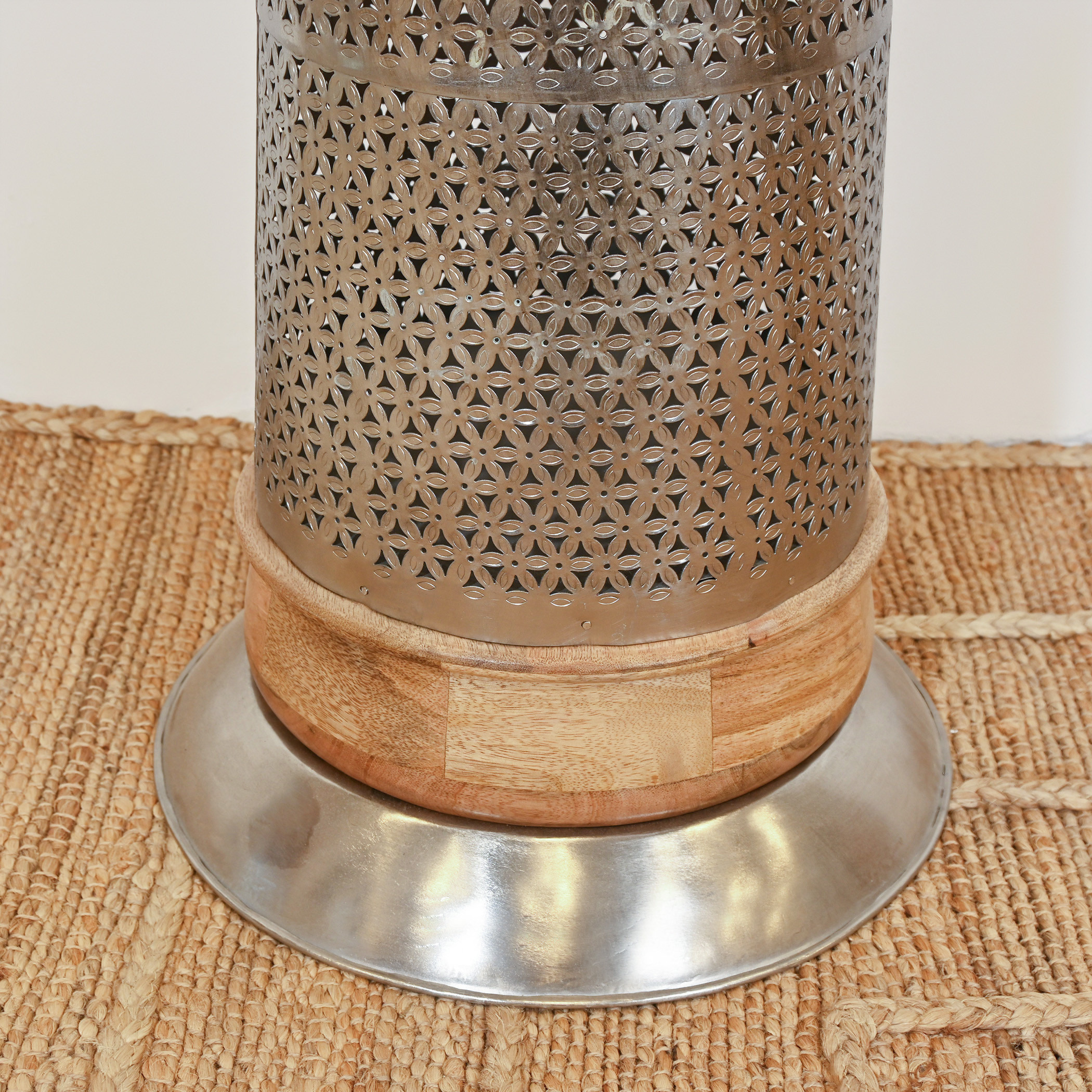 Crafted by Lifestyle Cutwork Detail Candleholder - 179 cms-household-decor-candleholdersandlanterns-image-5