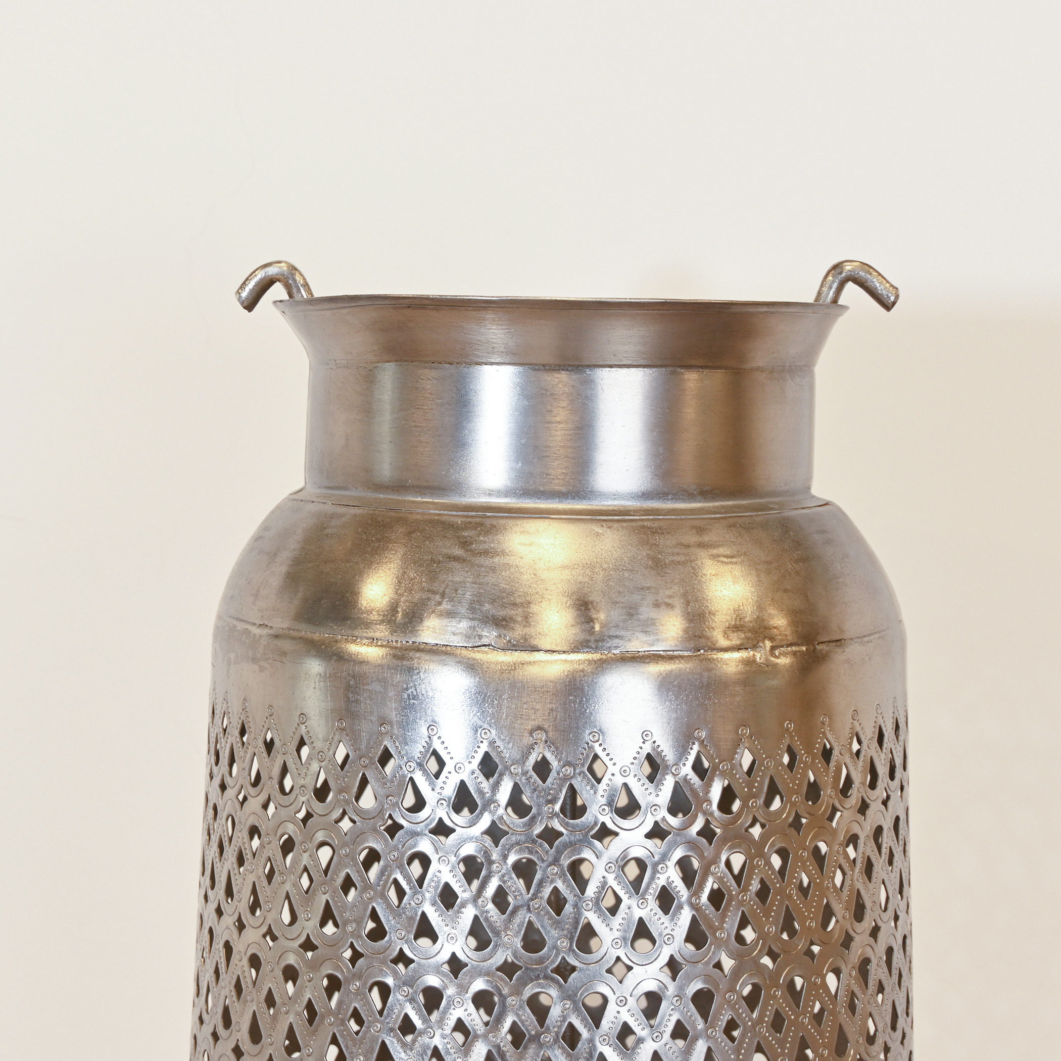 Crafted by Lifestyle Cutwork Detail Candleholder - 163 cms-household-decor-candleholdersandlanterns-image-3
