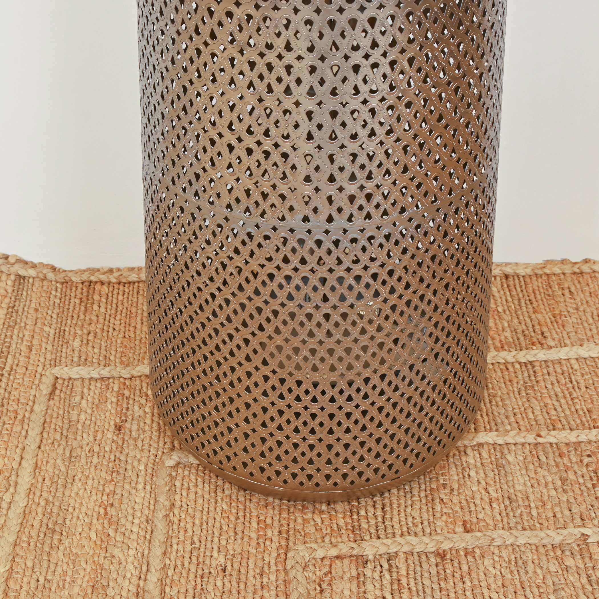Crafted by Lifestyle Cutwork Detail Candleholder - 163 cms-household-decor-candleholdersandlanterns-image-4