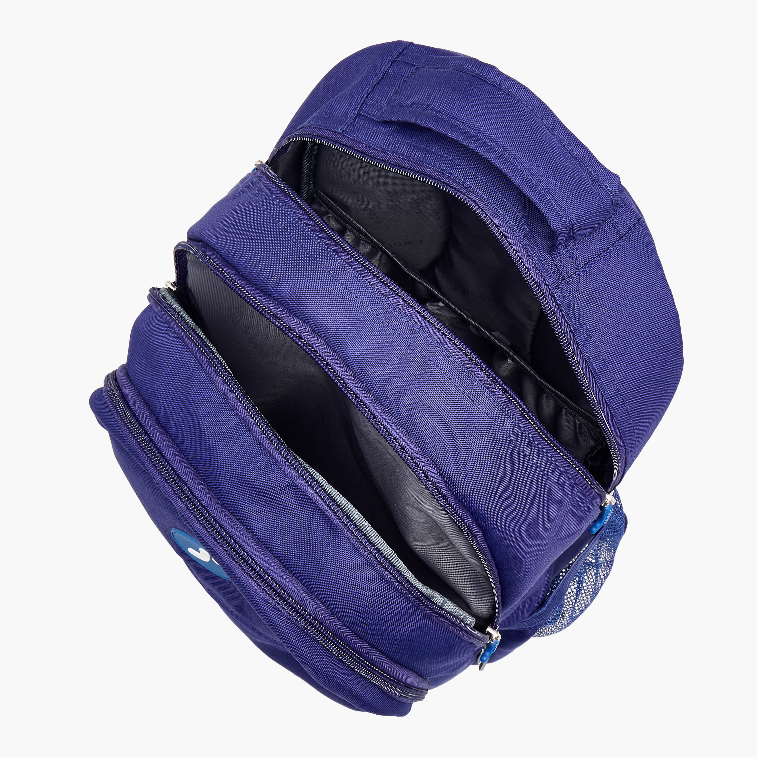 J World Solid 18 inch Backpack with Adjustable Straps and Zip Closure - 27x38x13 cms-school-bagsandbackpacks-backpacks-image-10