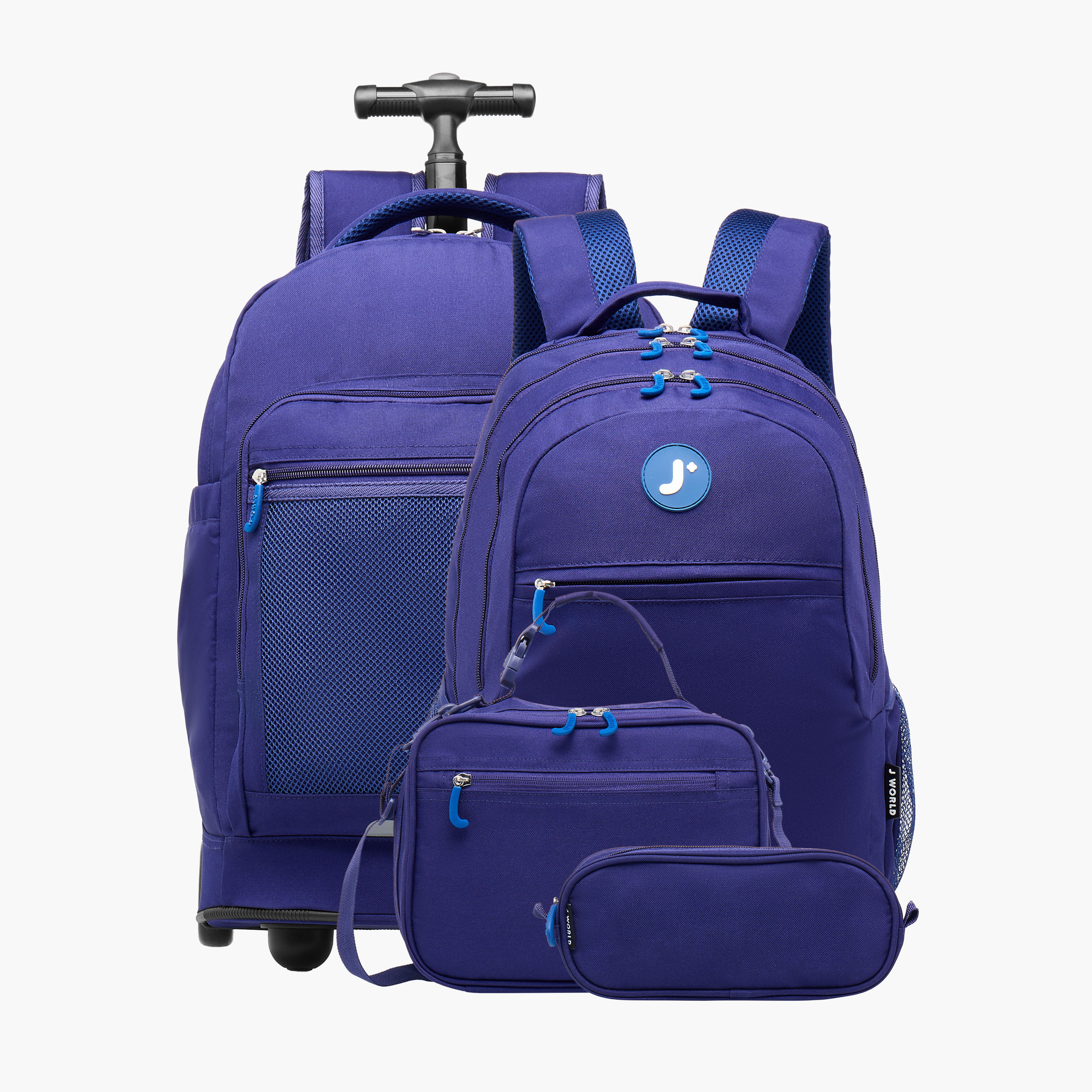 J World Solid Trolley Bag for Boys 8-13 Years with Retractable Handle -school-bagsandbackpacks-trolleybags-image-16