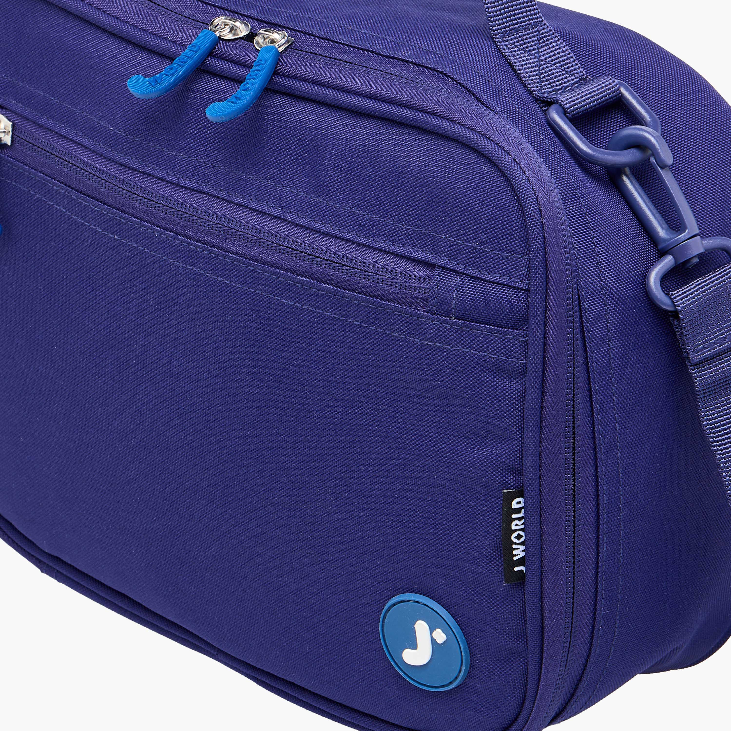 J World Solid Lunch Bag with Adjustable Strap and Zip Closure-school-lunchessentials-lunchbags-image-4
