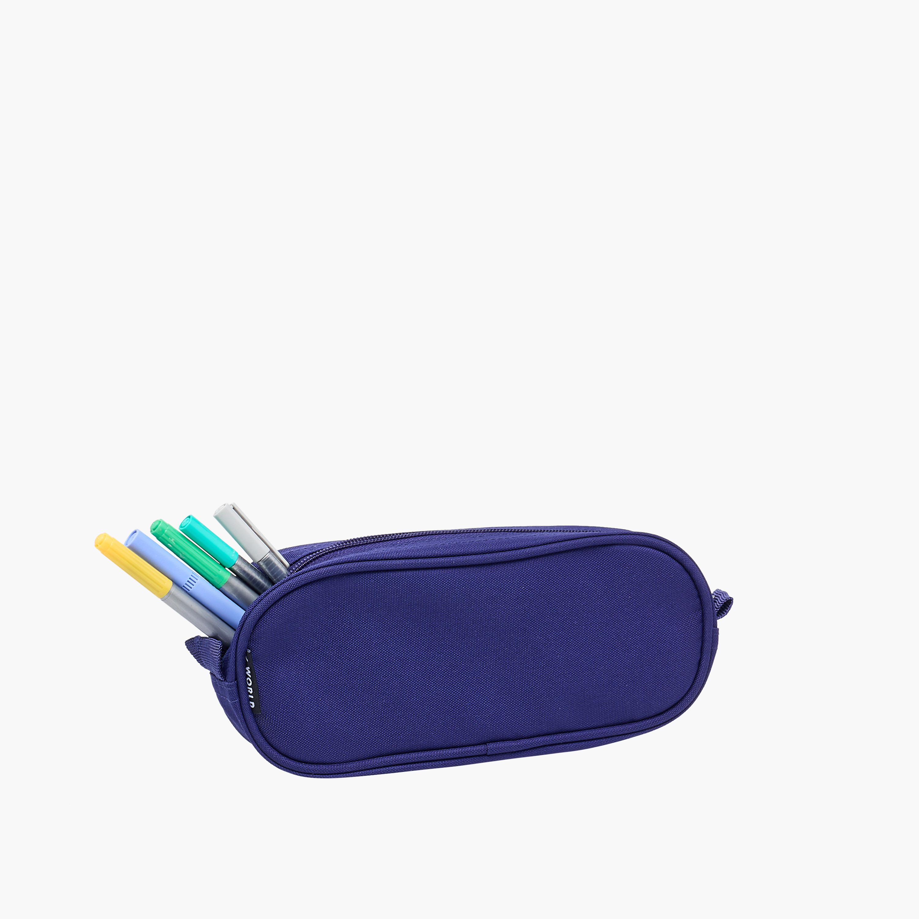J World Solid Pencil Pouch with Zip Closure-school-stationery-pencilcases-image-5