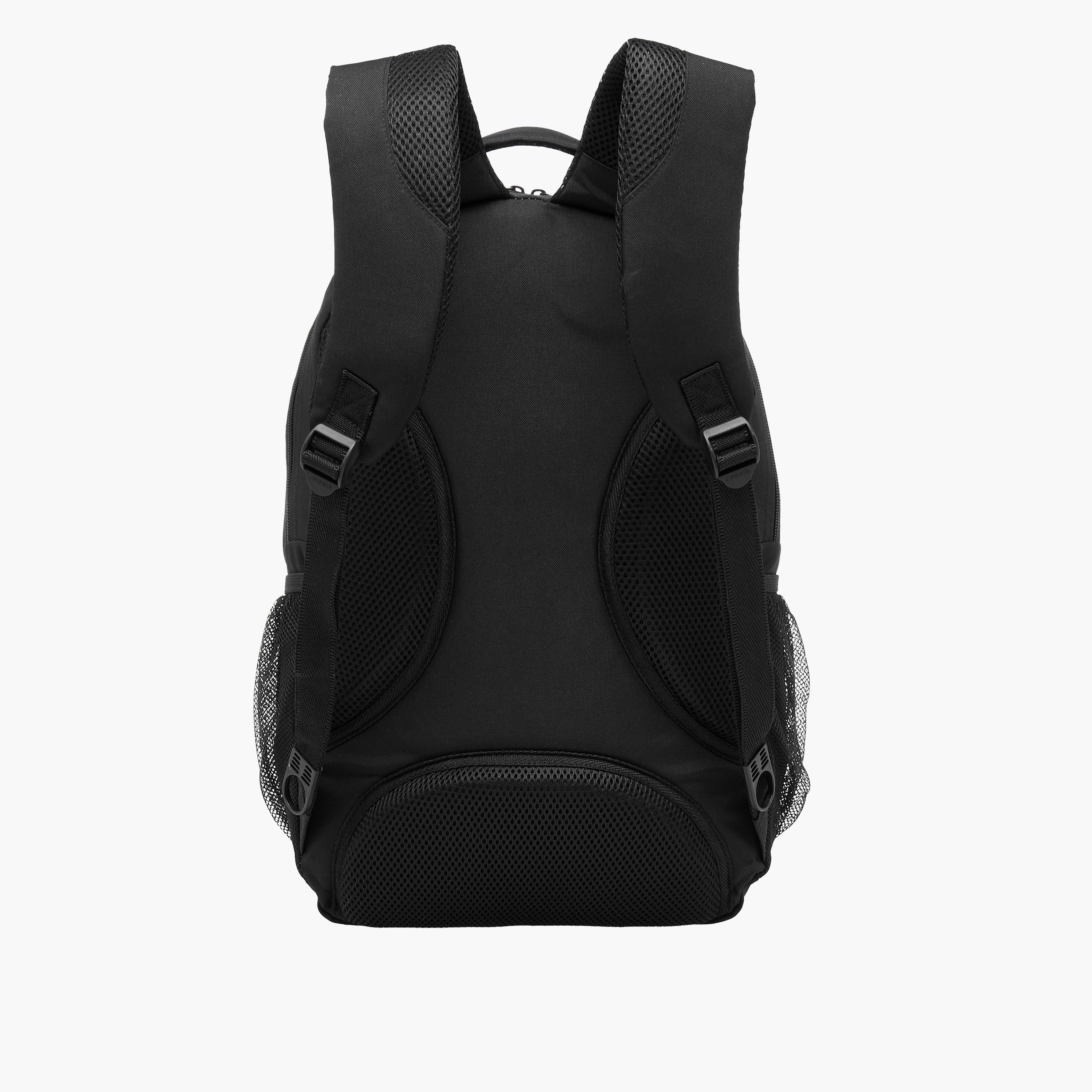 J World 18-inch Solid Backpack with Adjustable Straps and Zip Closure -  27x38x13 cms-school-bagsandbackpacks-backpacks-image-6