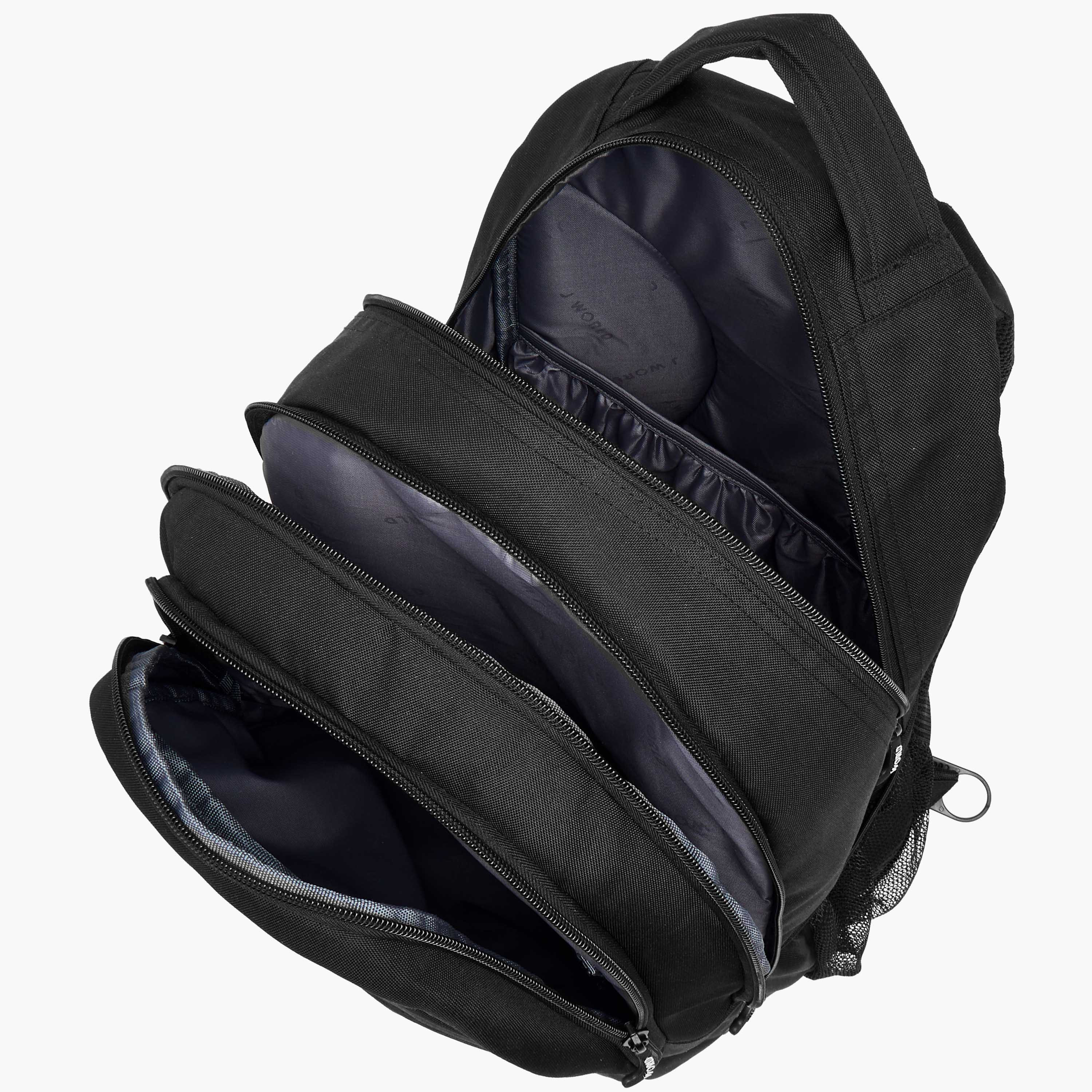 J World 18-inch Solid Backpack with Adjustable Straps and Zip Closure -  27x38x13 cms-school-bagsandbackpacks-backpacks-image-9