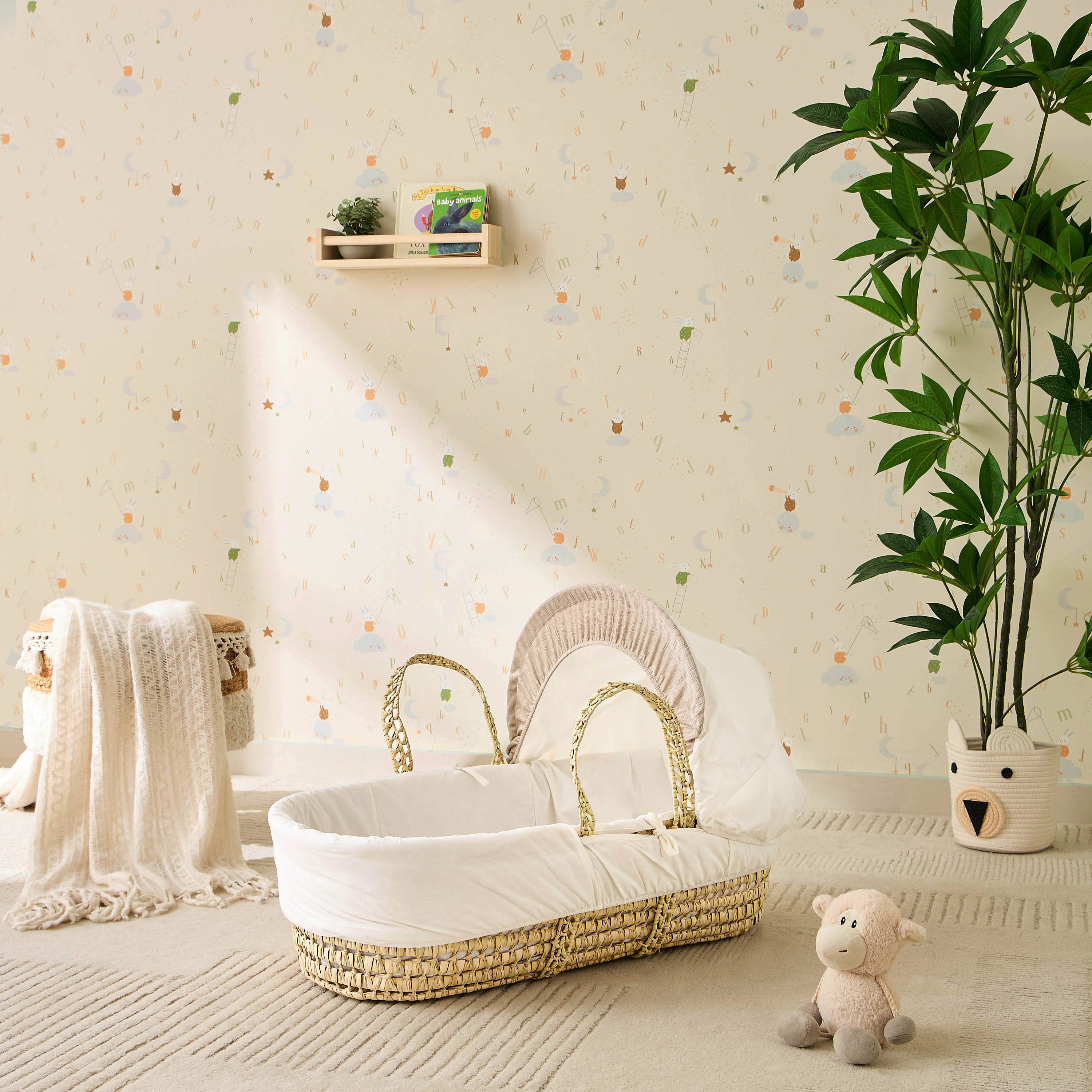 سلة موسى مع مظلة من جونيورز-baby-nursery-furniture-mosesbaskets-image-1