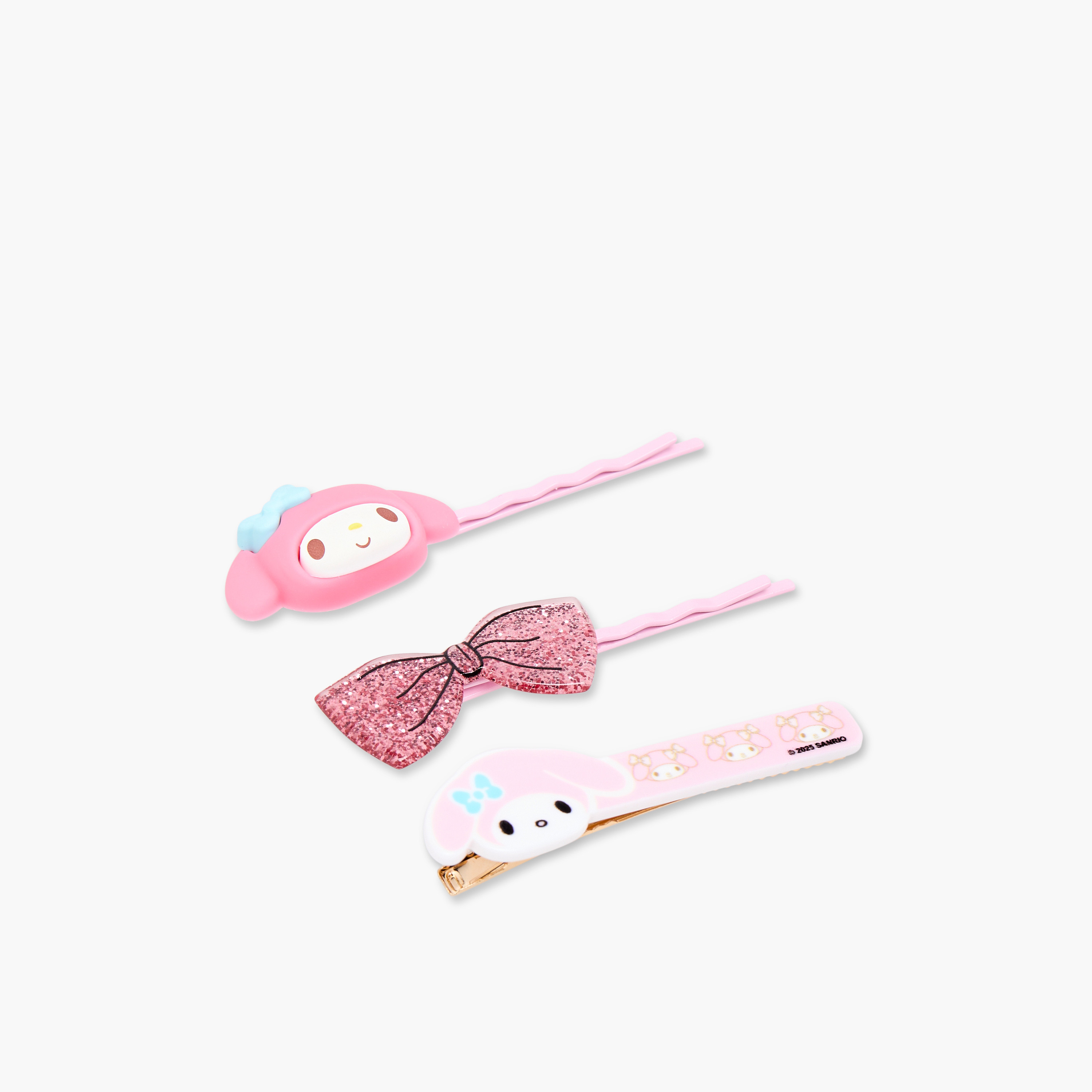 مشابك شعر مزينة من هالو كيتي - طقم من 3 قطع-girls-accessories-hairaccessories-image-3