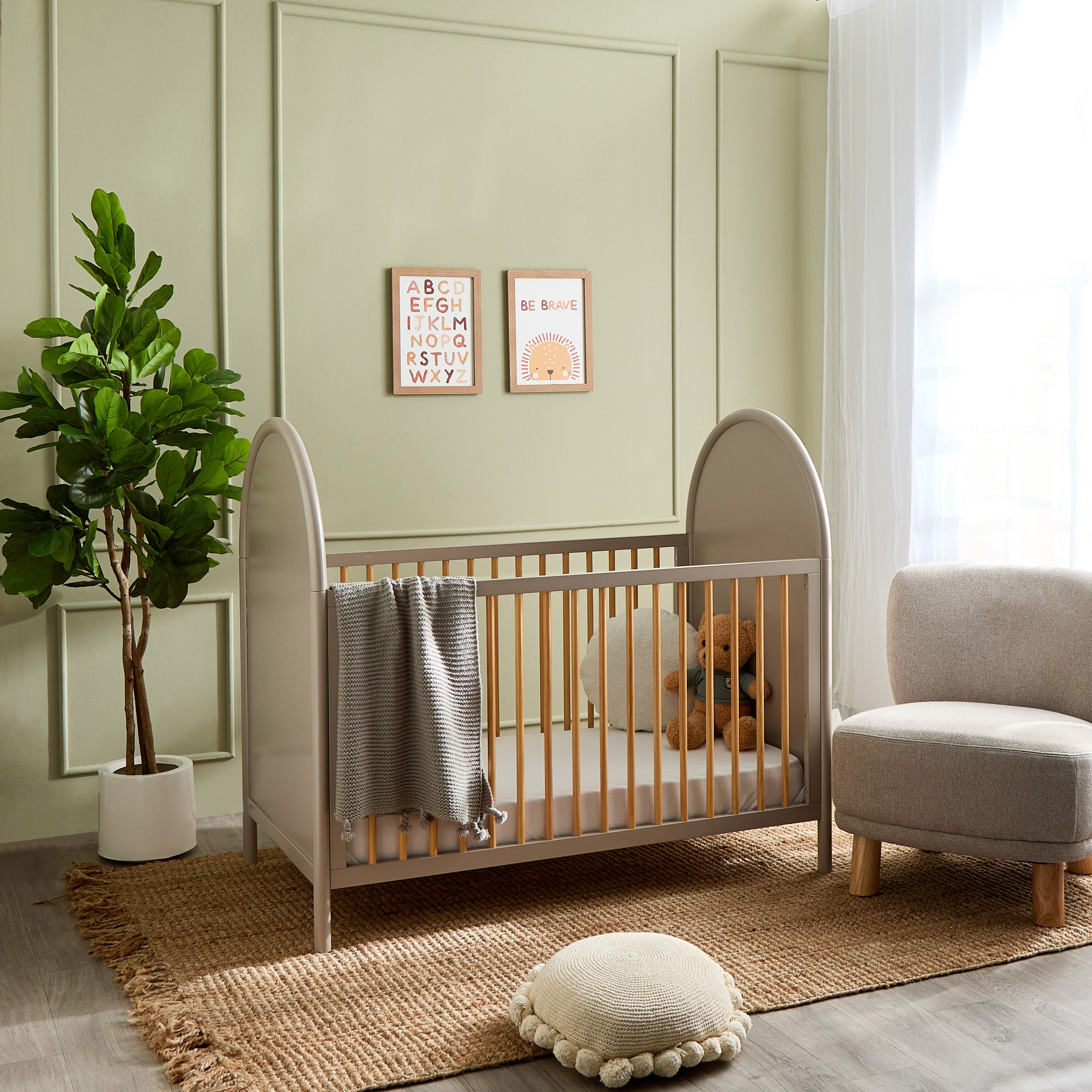 Giggles Avery Crib with Convertible Design and Adjustable Height (Up to 6 years)-baby-nursery-furniture-cribsandbeds-babycribs-image-13