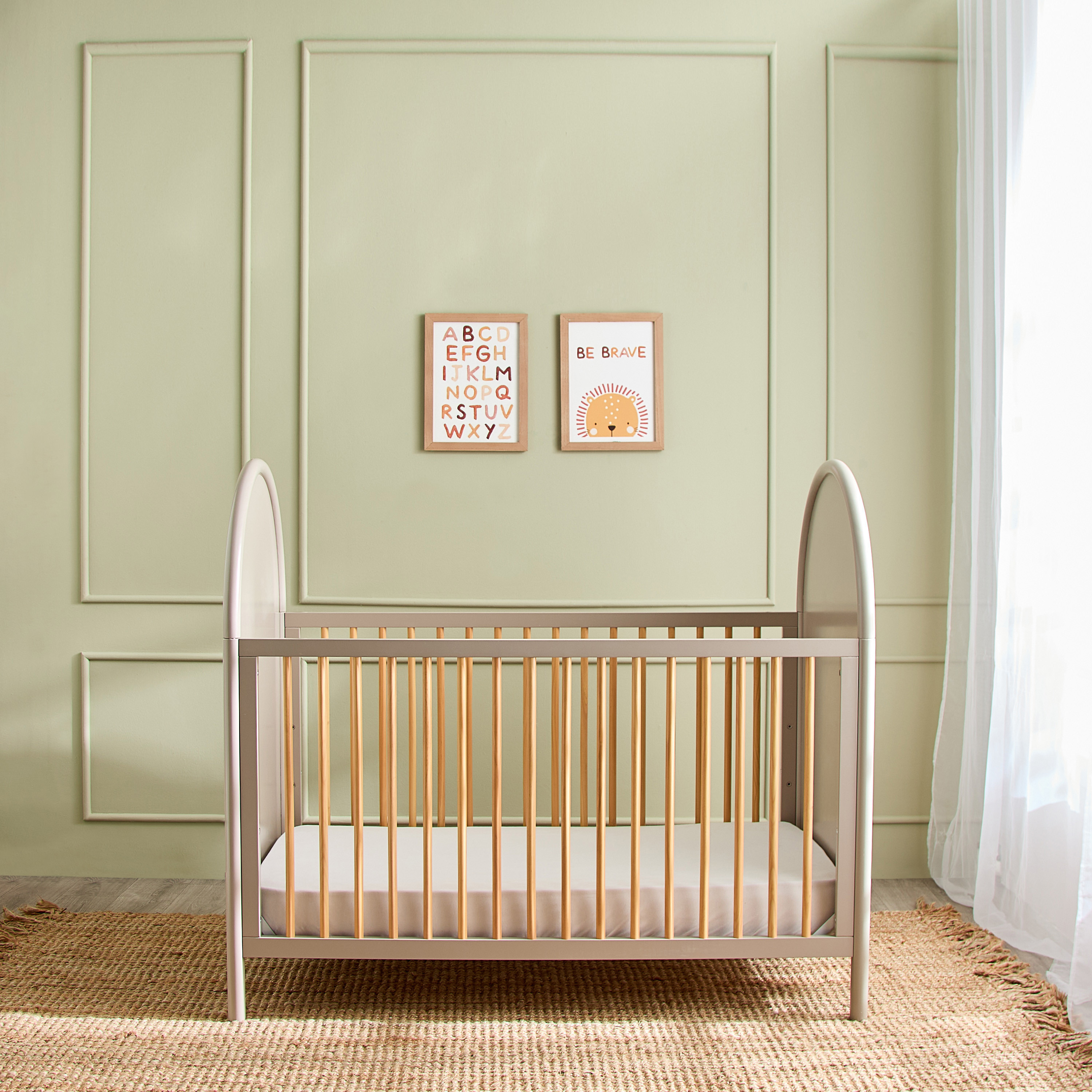 Giggles Avery Crib with Convertible Design and Adjustable Height (Up to 6 years)-baby-nursery-furniture-cribsandbeds-babycribs-image-8
