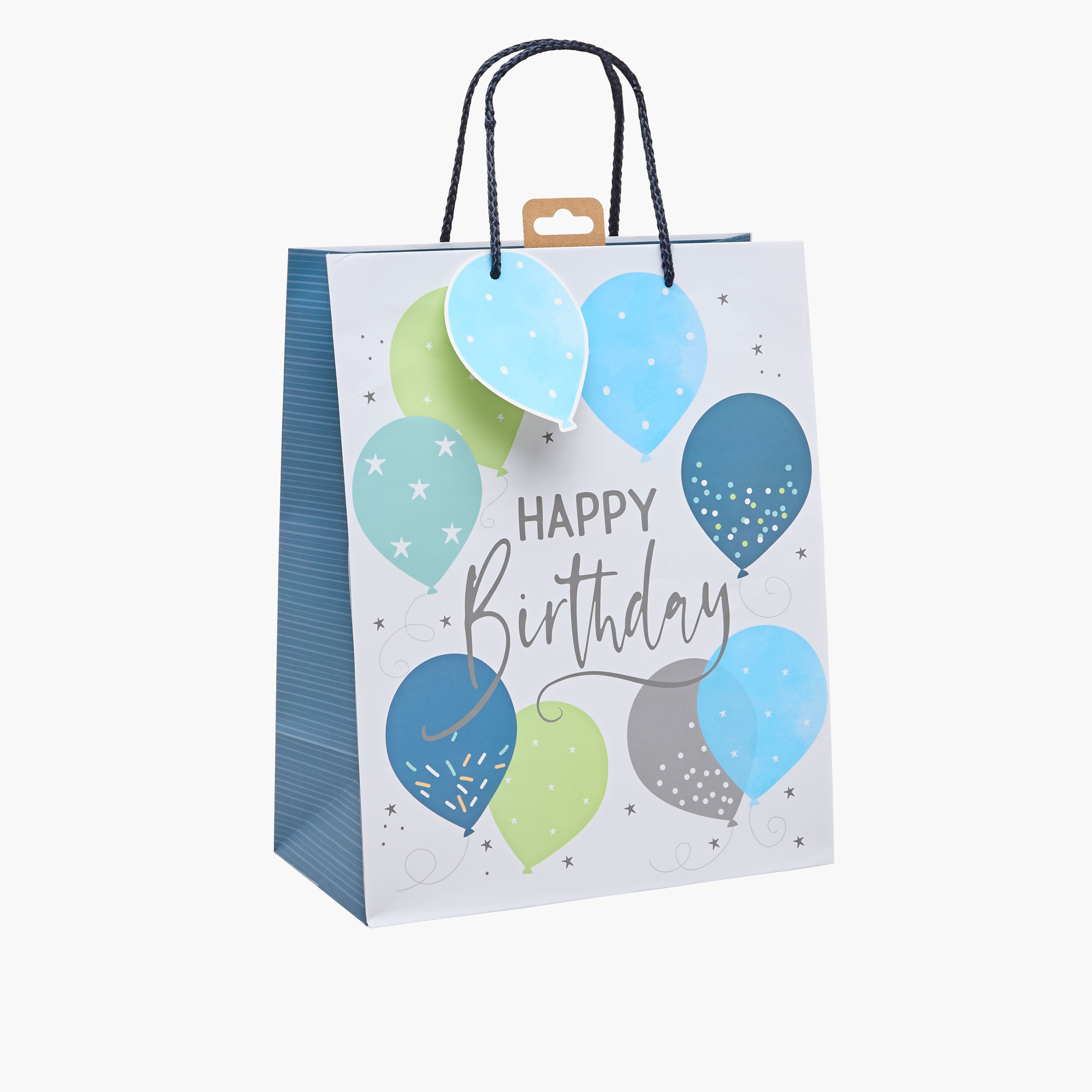 Eurowrap Balloon Print Gift Bag - 14x27x33 cms-household-giftingaccessories-giftings-image-2