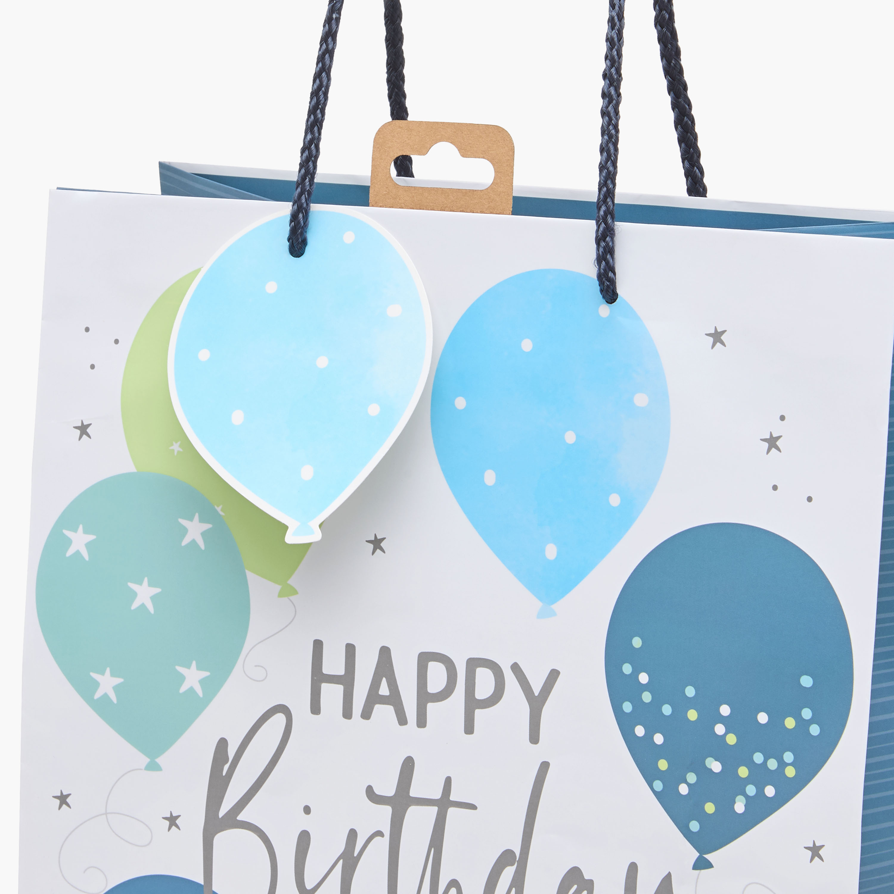 شنطة هدايا بطبعات بالبالونات من يوروراب - 14x27x33 سم-household-giftingaccessories-giftings-image-3