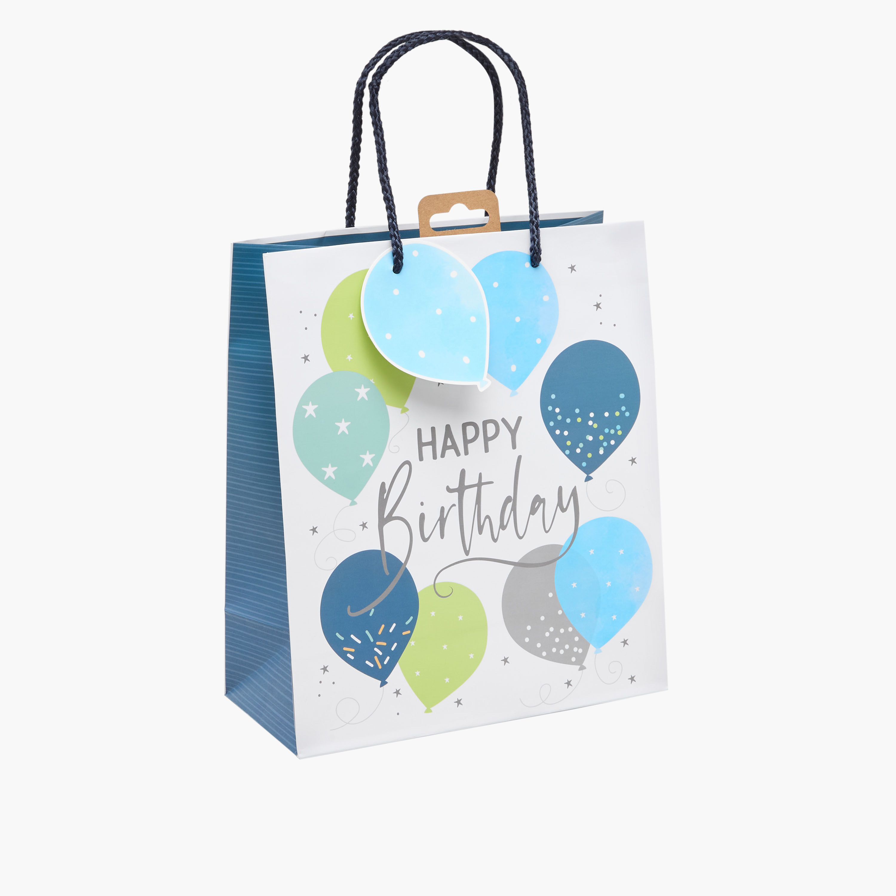 Eurowrap Balloon Print Gift Bag - 10x22x25 cms-household-giftingaccessories-giftings-image-2