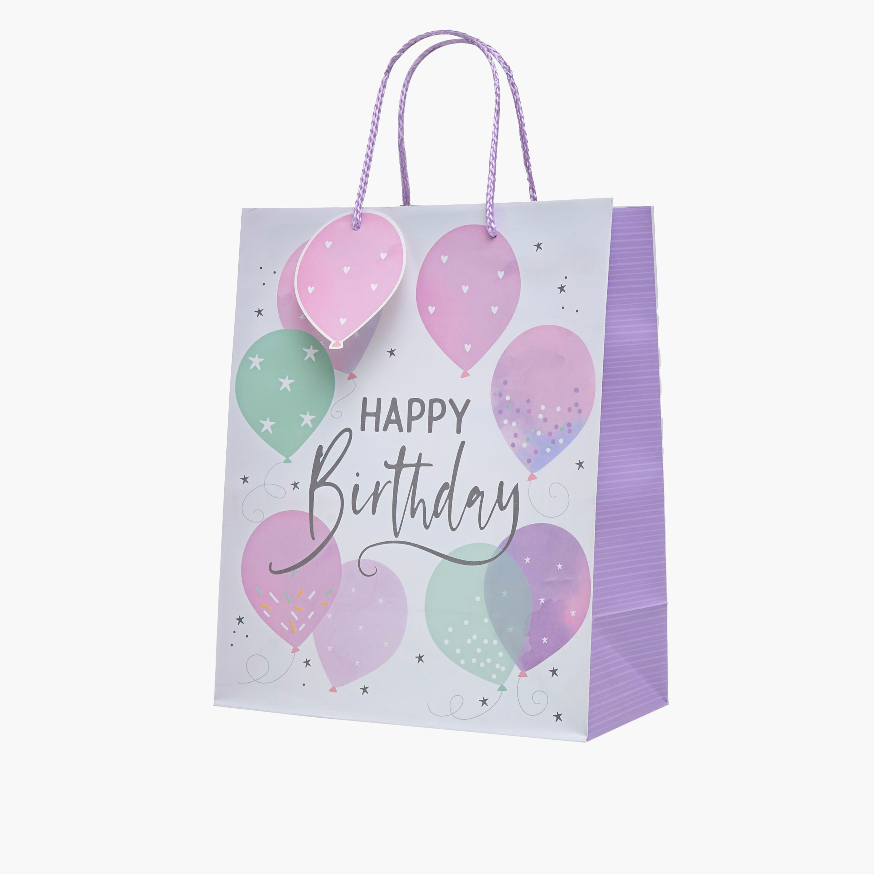 Eurowrap Birthday Print Gift Bag - Large-household-giftingaccessories-giftings-image-1