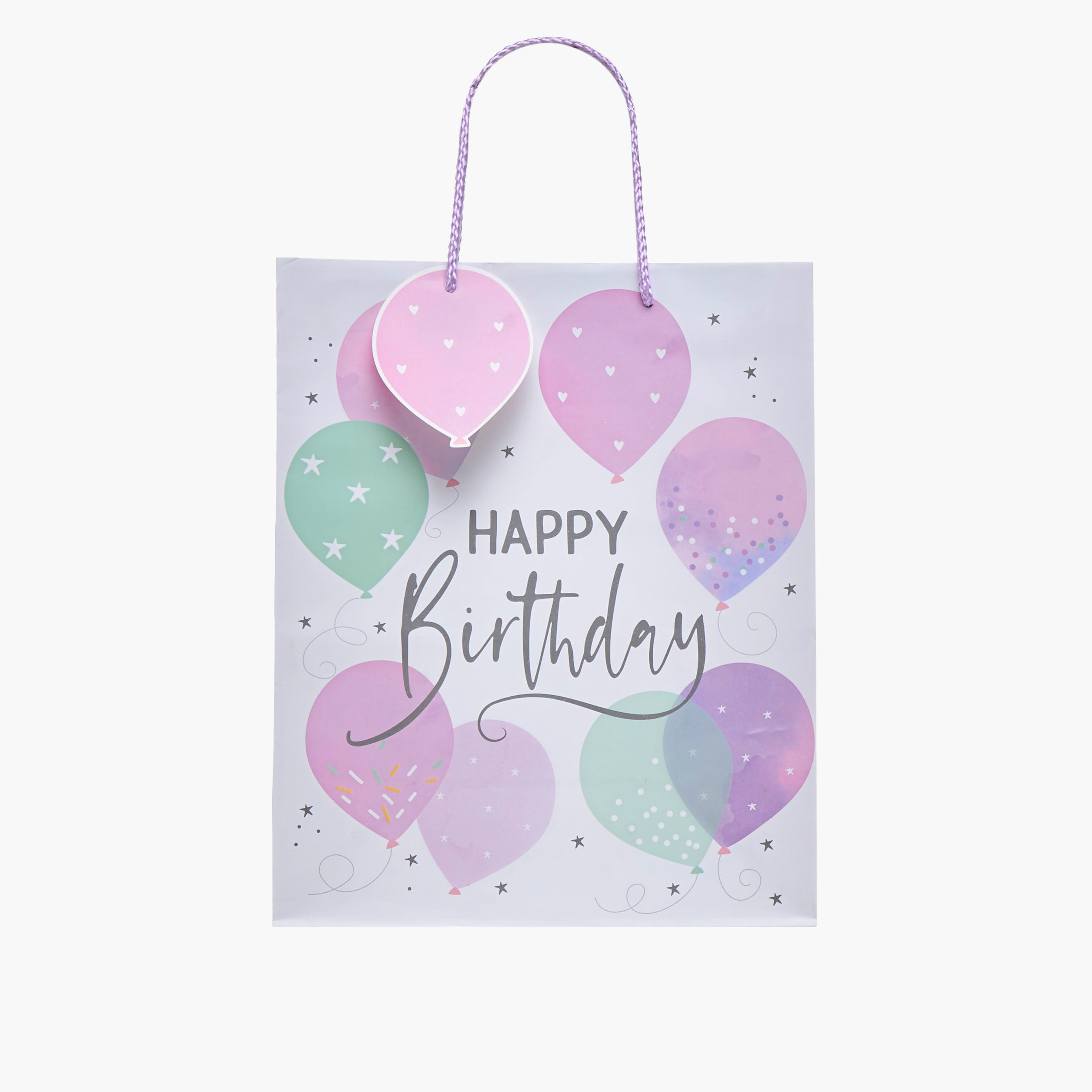 Eurowrap Birthday Print Gift Bag - Large-household-giftingaccessories-giftings-image-2
