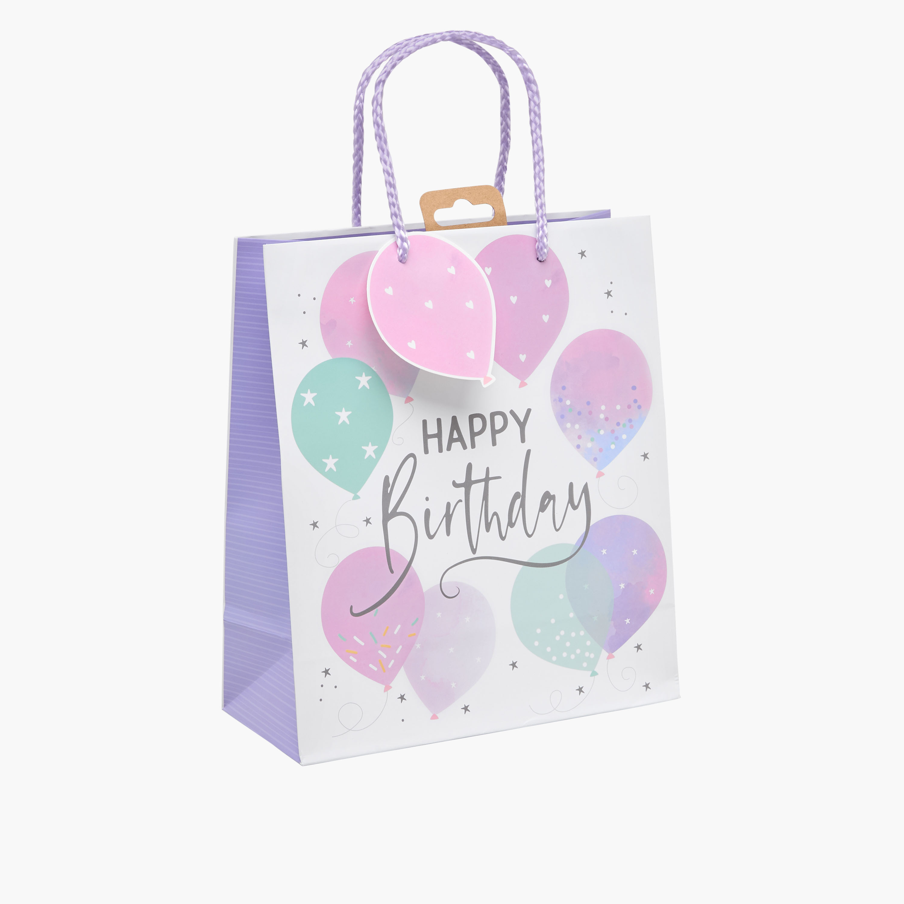 Eurowrap Balloon Print Gift Bag - 10x22x25 cms-household-giftingaccessories-giftings-image-2