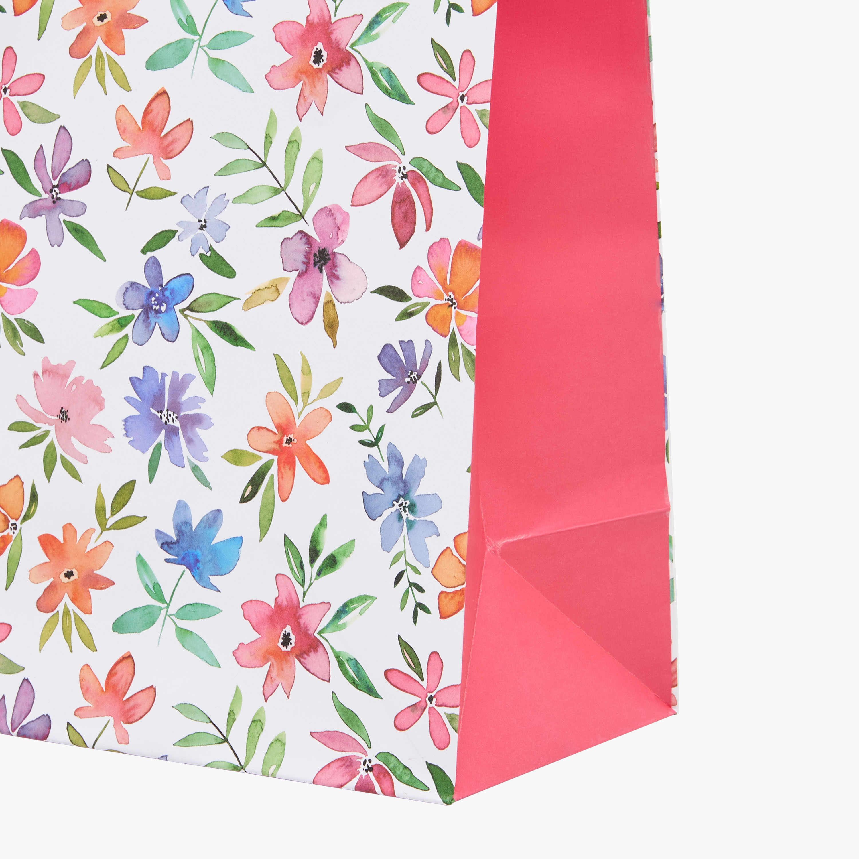 Eurowrap Floral Print Paper Gift Bag - 10x22x25 cms-household-giftingaccessories-giftings-image-4