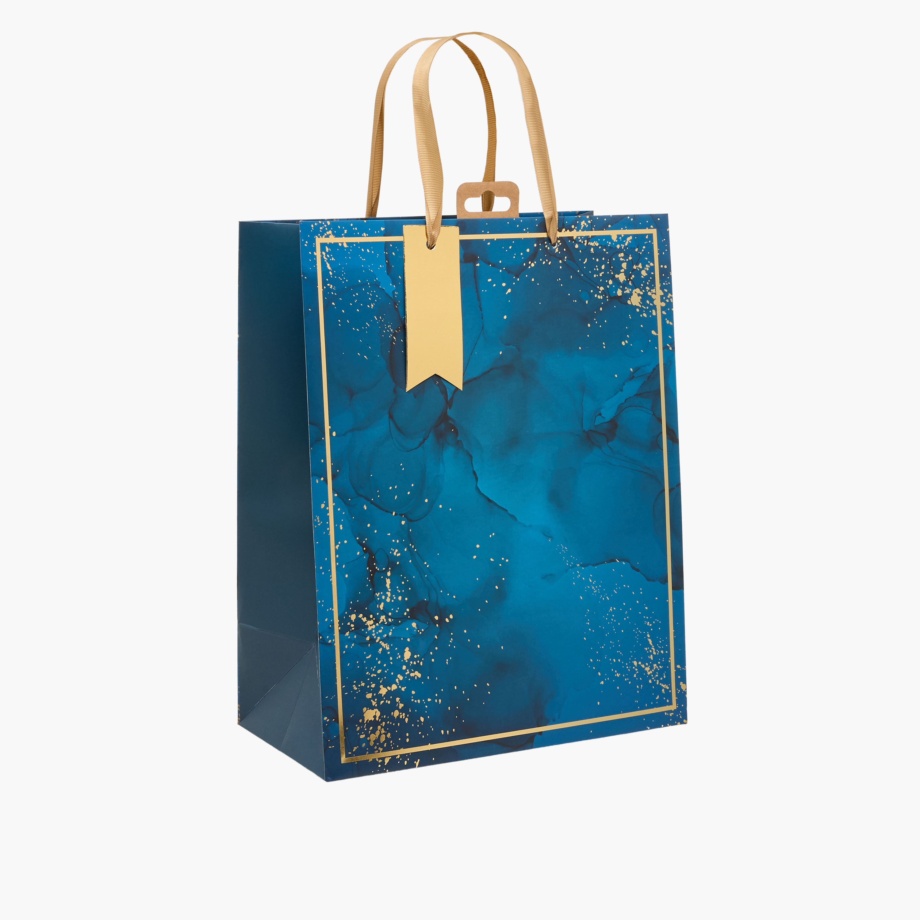 Eurowrap Marble Print Gift Bag - 27x0.4x33 cms-household-giftingaccessories-giftings-image-2