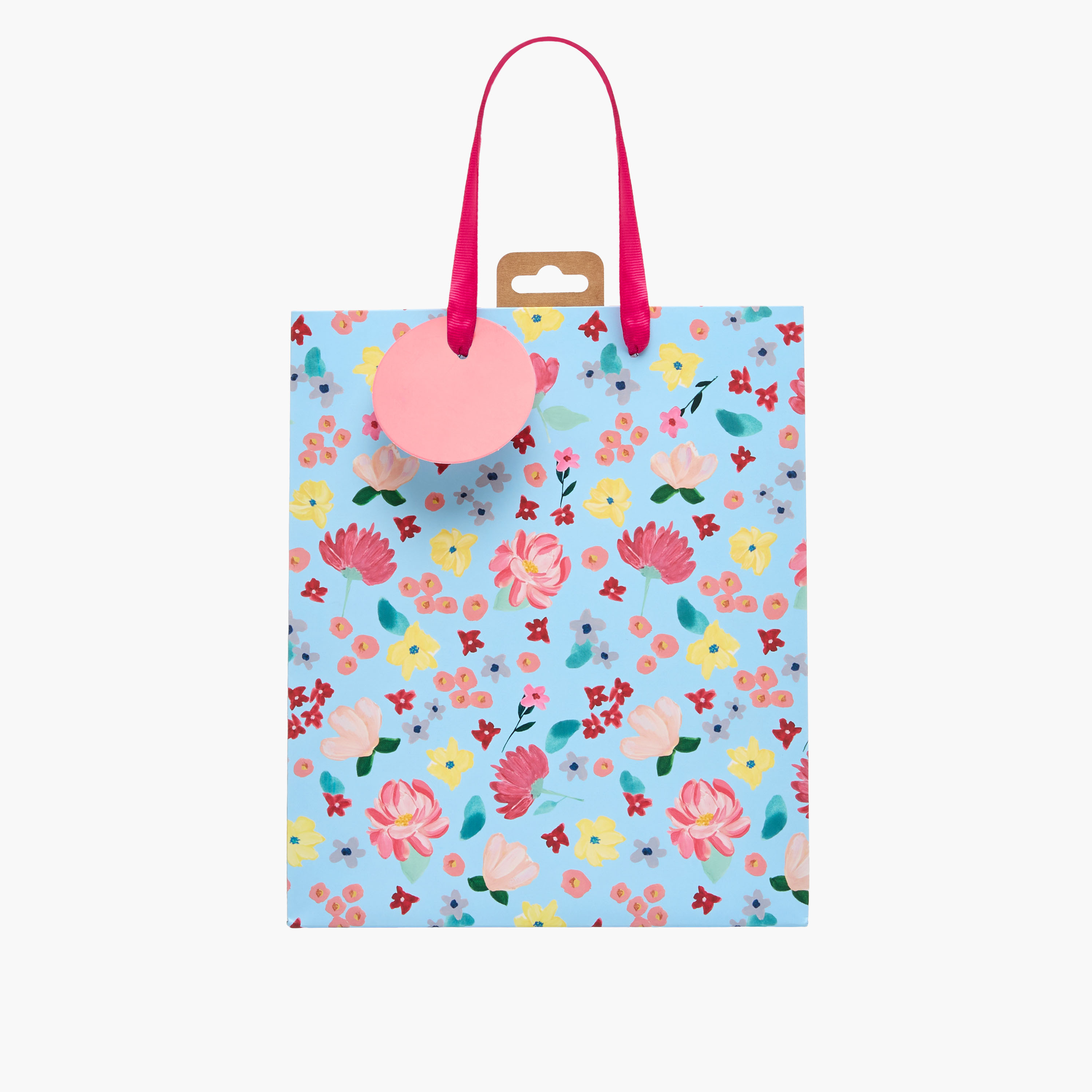 Eurowrap Floral Print Gift Bag - 22x0.4x25 cms-household-giftingaccessories-giftings-image-1