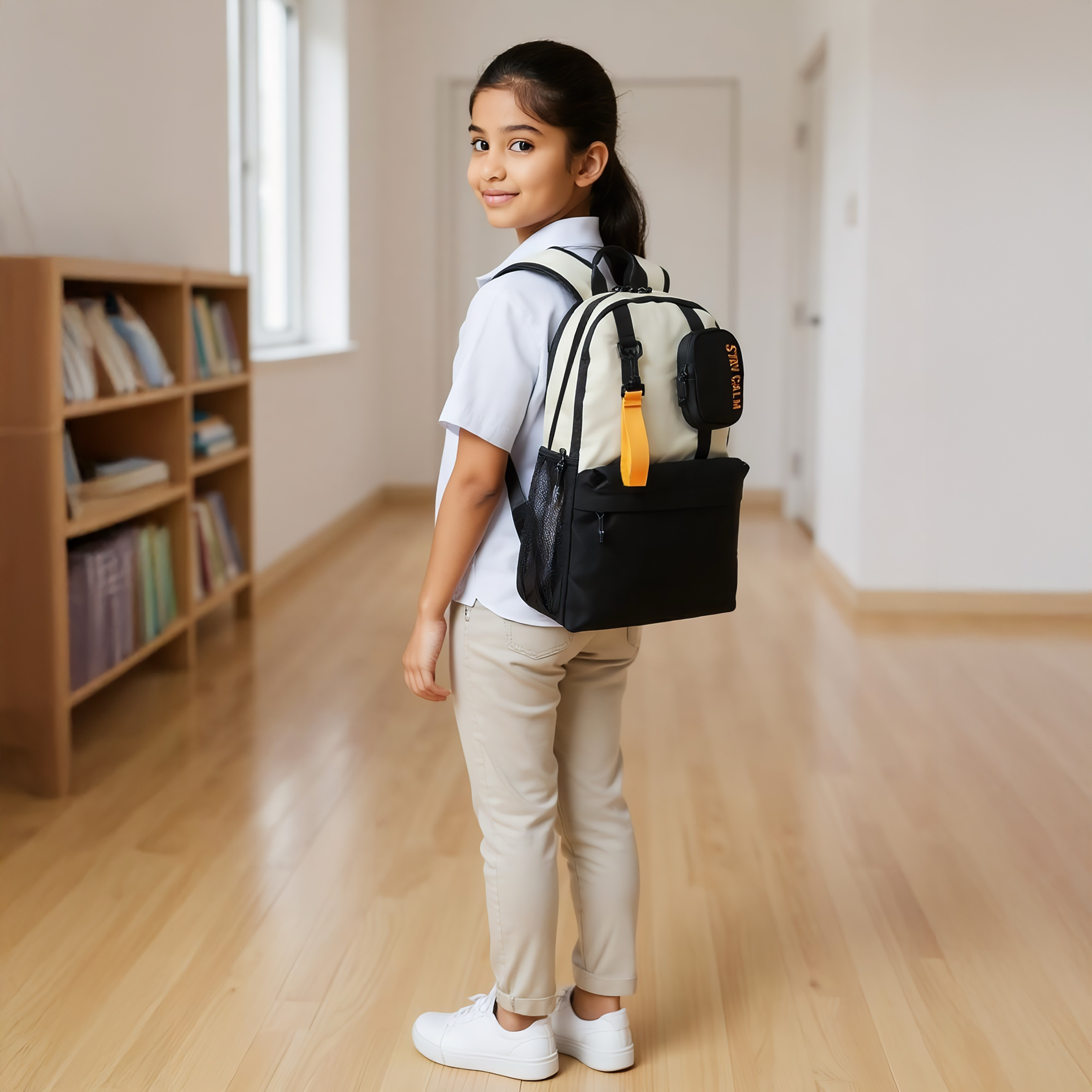 Royal Sac Slogan Print 18-inch Backpack with Adjustable Straps and Zip Closure - 45x29x14 cms-school-bagsandbackpacks-backpacks-image-2